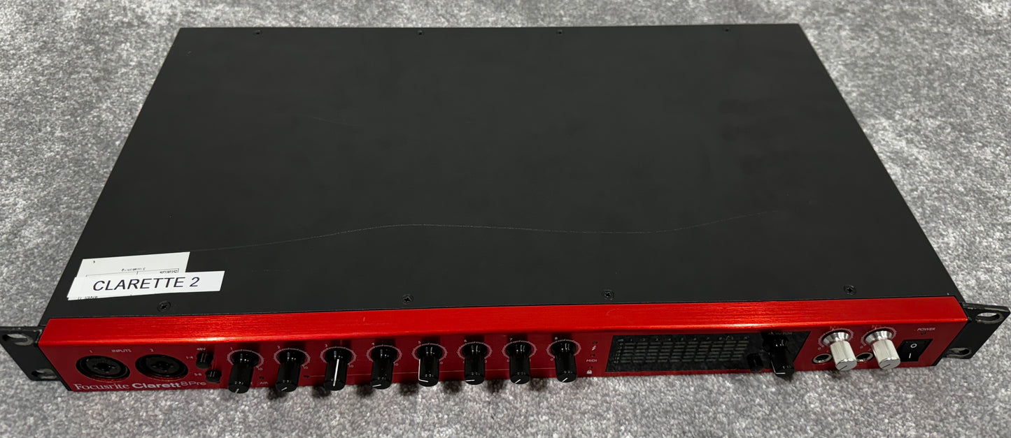 Focusrite Clarett 8Pre Professional Audio Interface