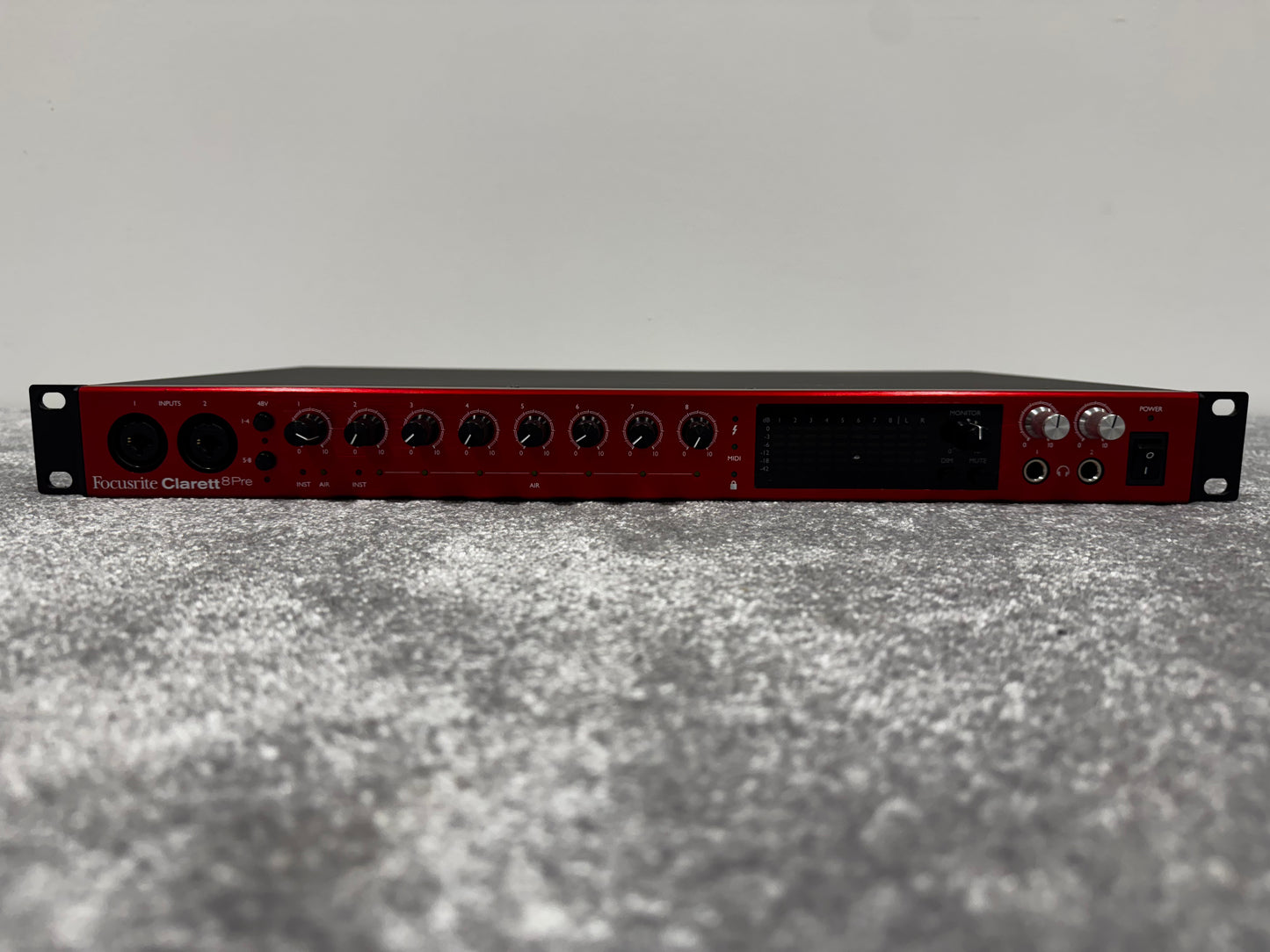 Focusrite Clarett 8Pre - 18 x 20 Thunderbolt Interface with Box