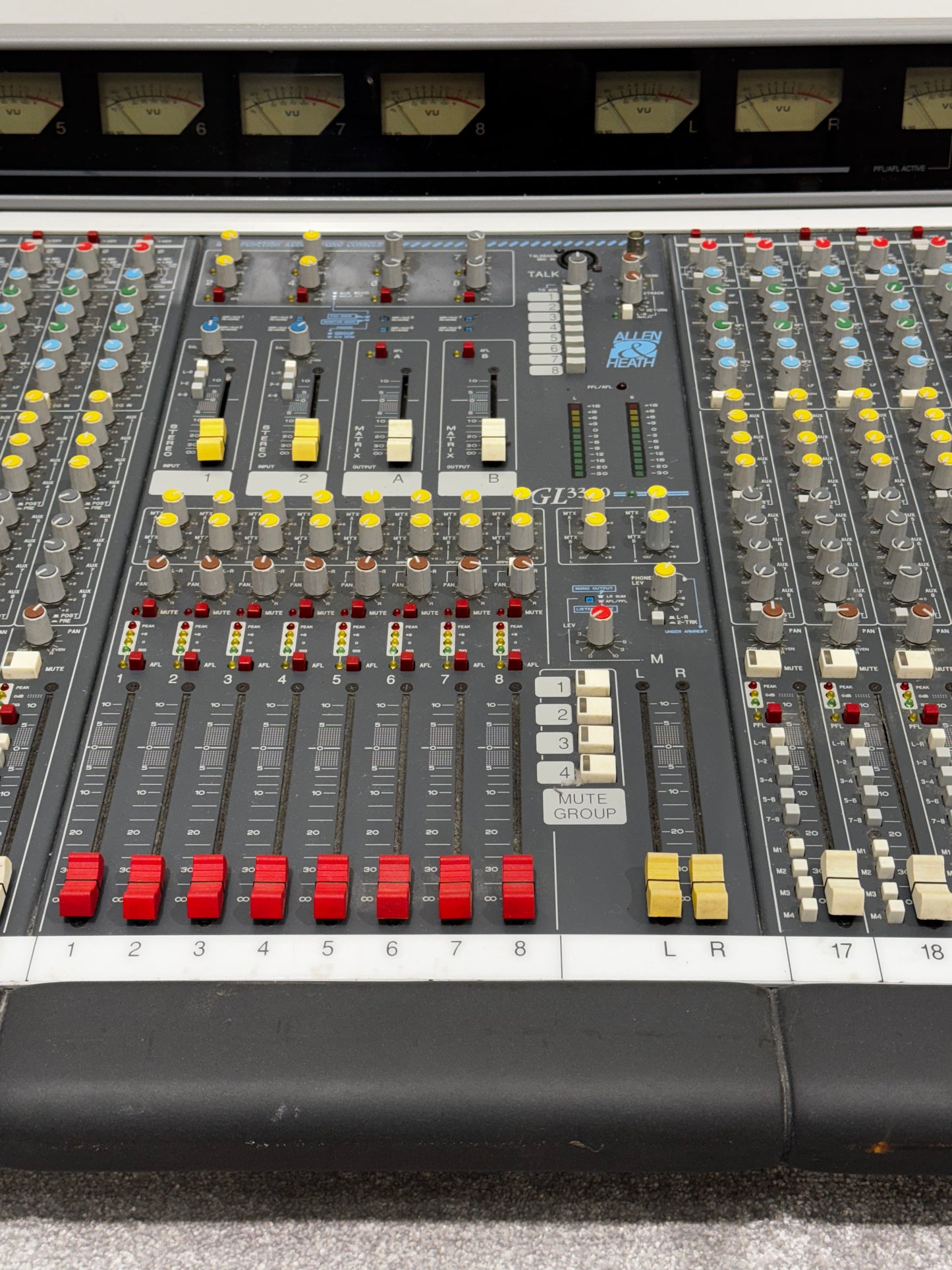 Allen & Heath GL3300 Dual Function Audio Mixing Console - 24 Channel Version