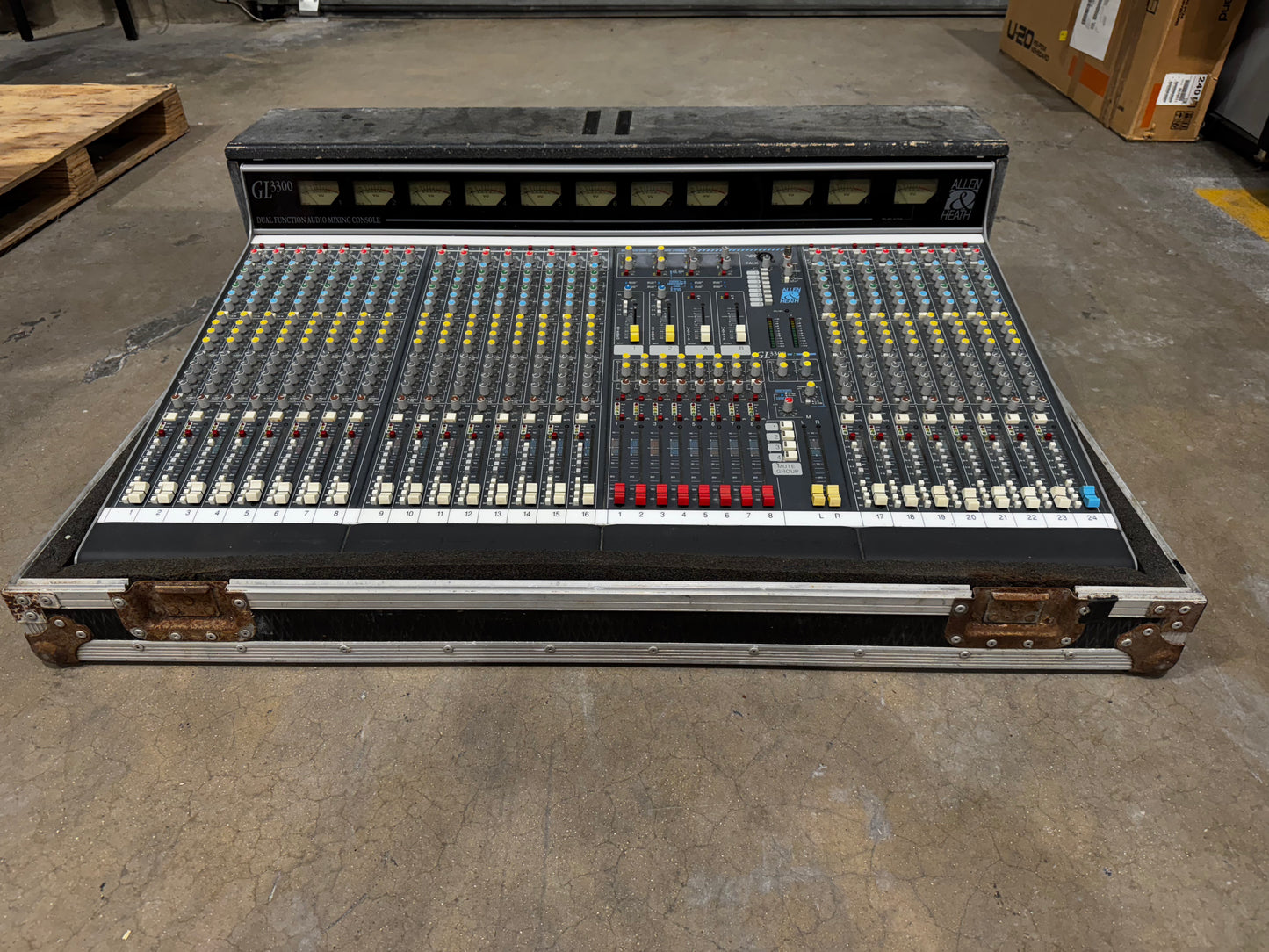 Allen & Heath GL3300 Dual Function Audio Mixing Console - 24 Channel Version