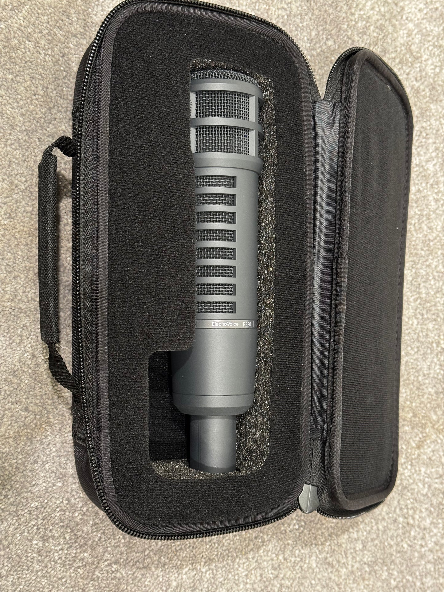 Electro-Voice EV RE20-Black - Dynamic Grand Diaphragm Microphone - Open Box New