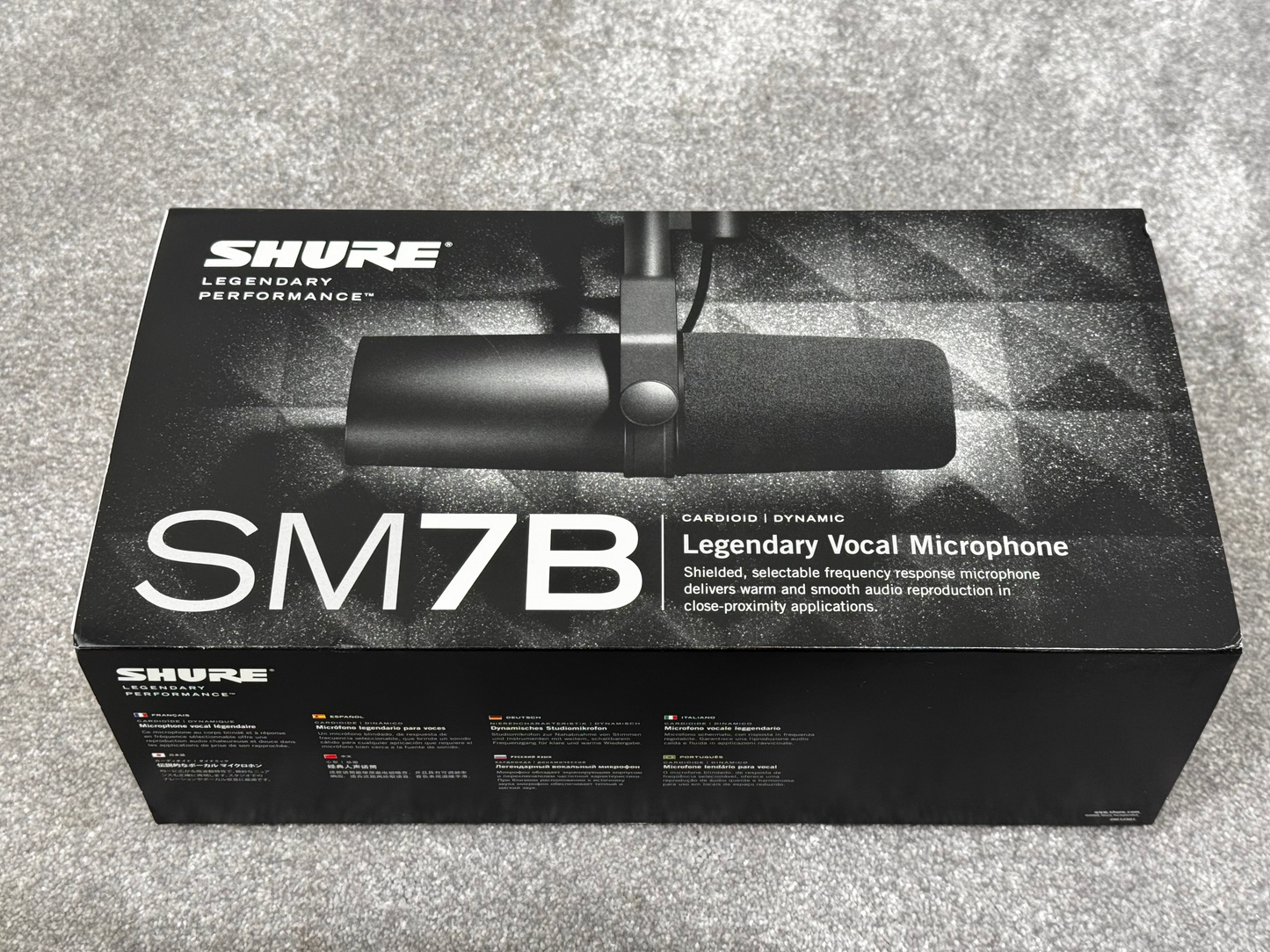 Shure SM7B Dynamic Studio Microphone - Open Box New