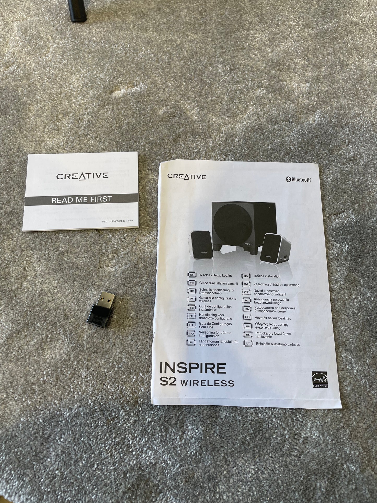 Creative Inspire S2 Wireless 2.1 Speaker System - Bluetooth Speaker System - Excellent