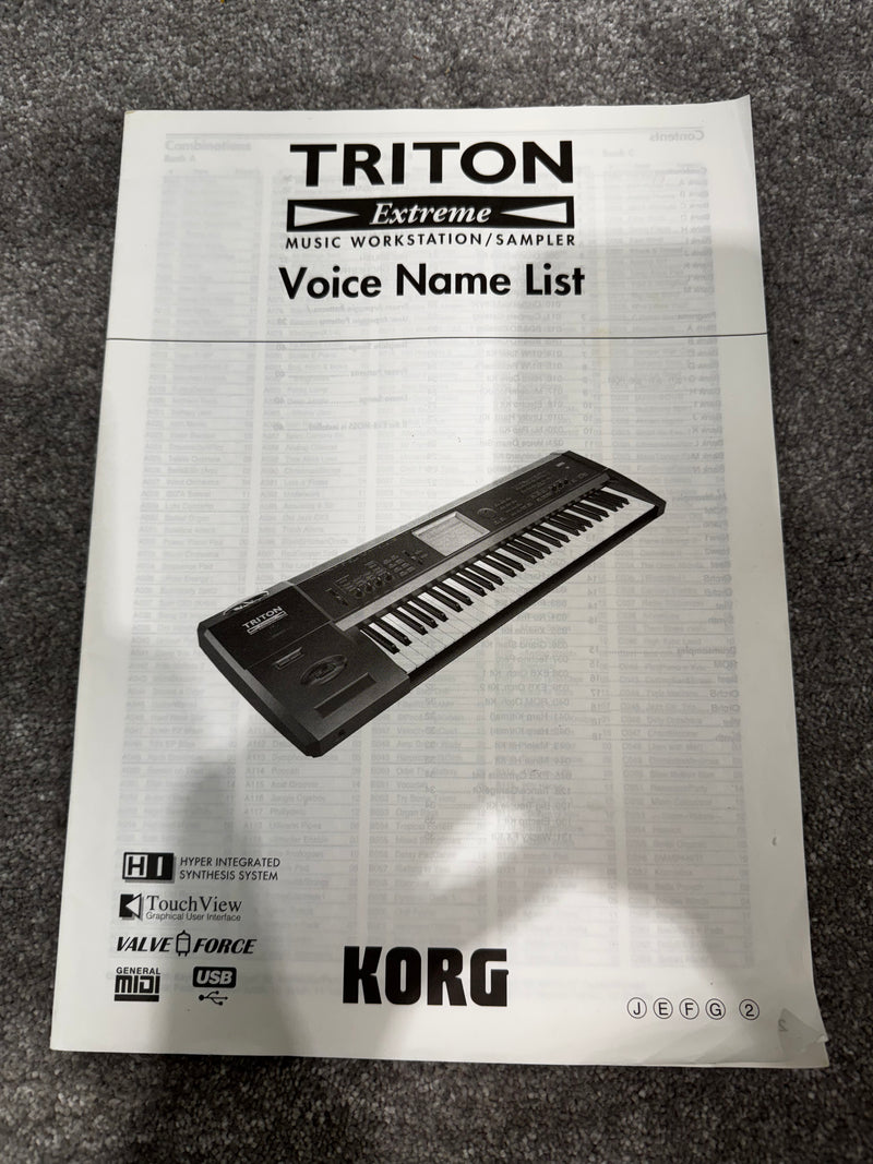 KORG TRITON Extreme 61 Key Synthesizer with Gator soft case - image 25