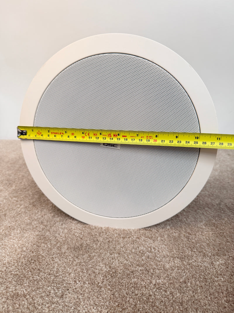 QSC AD-C6T-WH - Ceiling Loudspeakers (Pair - White) - Like New w/ Original Box & Installation Kit - image 3