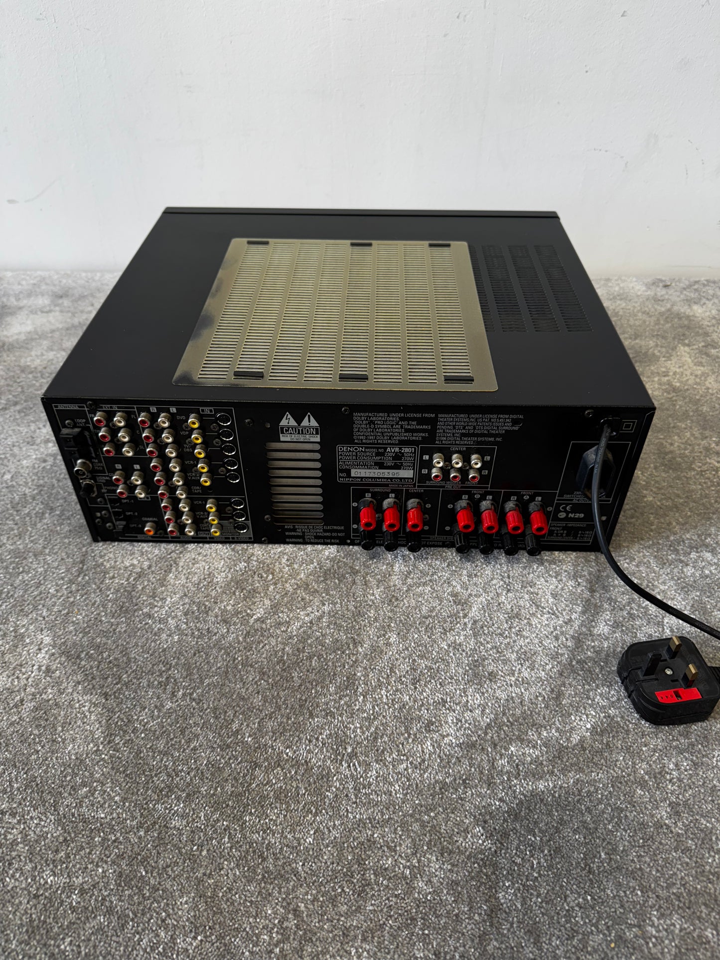 Denon AVR-2801 AV 5.1 Channel Receiver