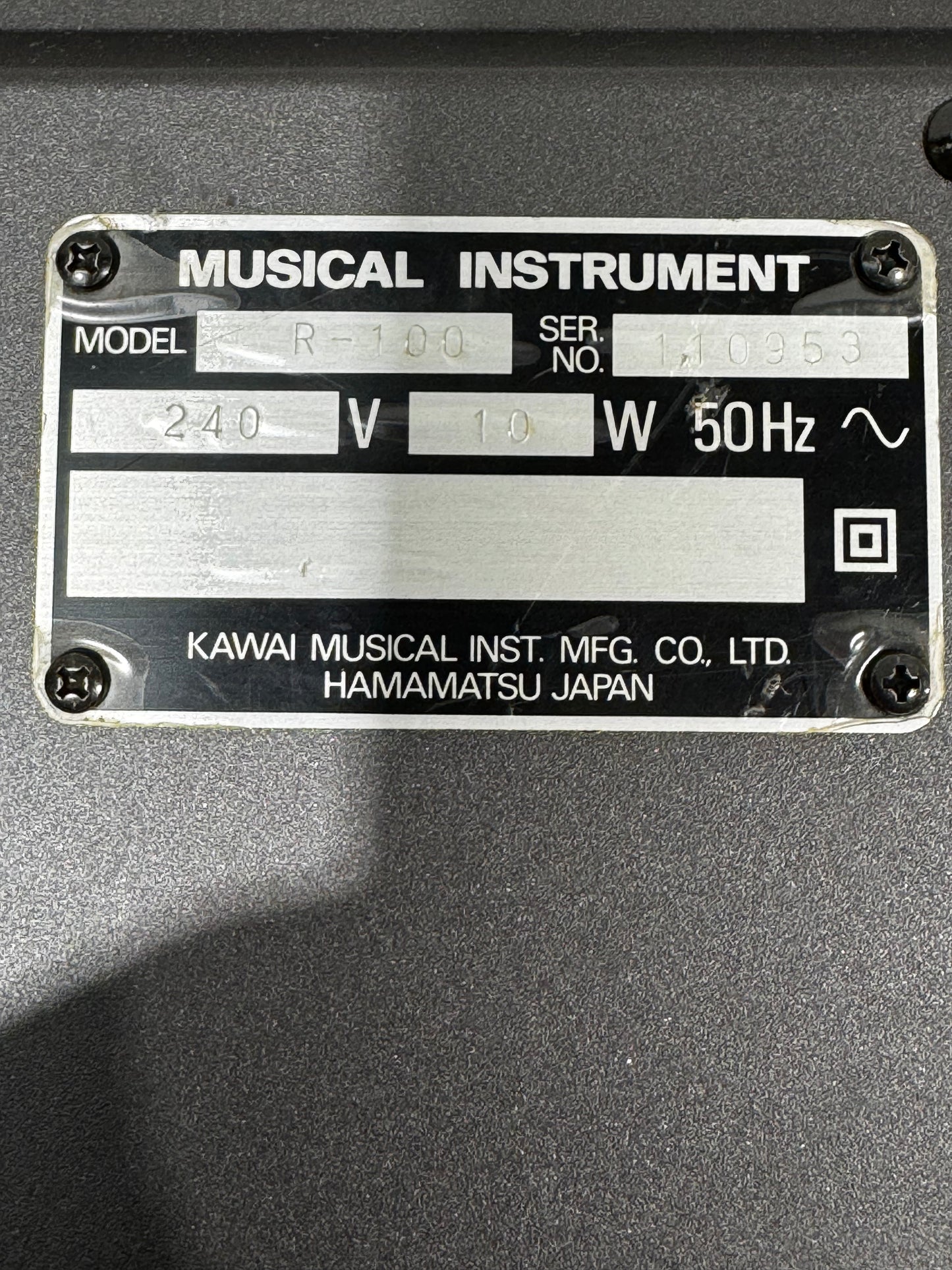 Kawai R-100 Digital Drum Machine