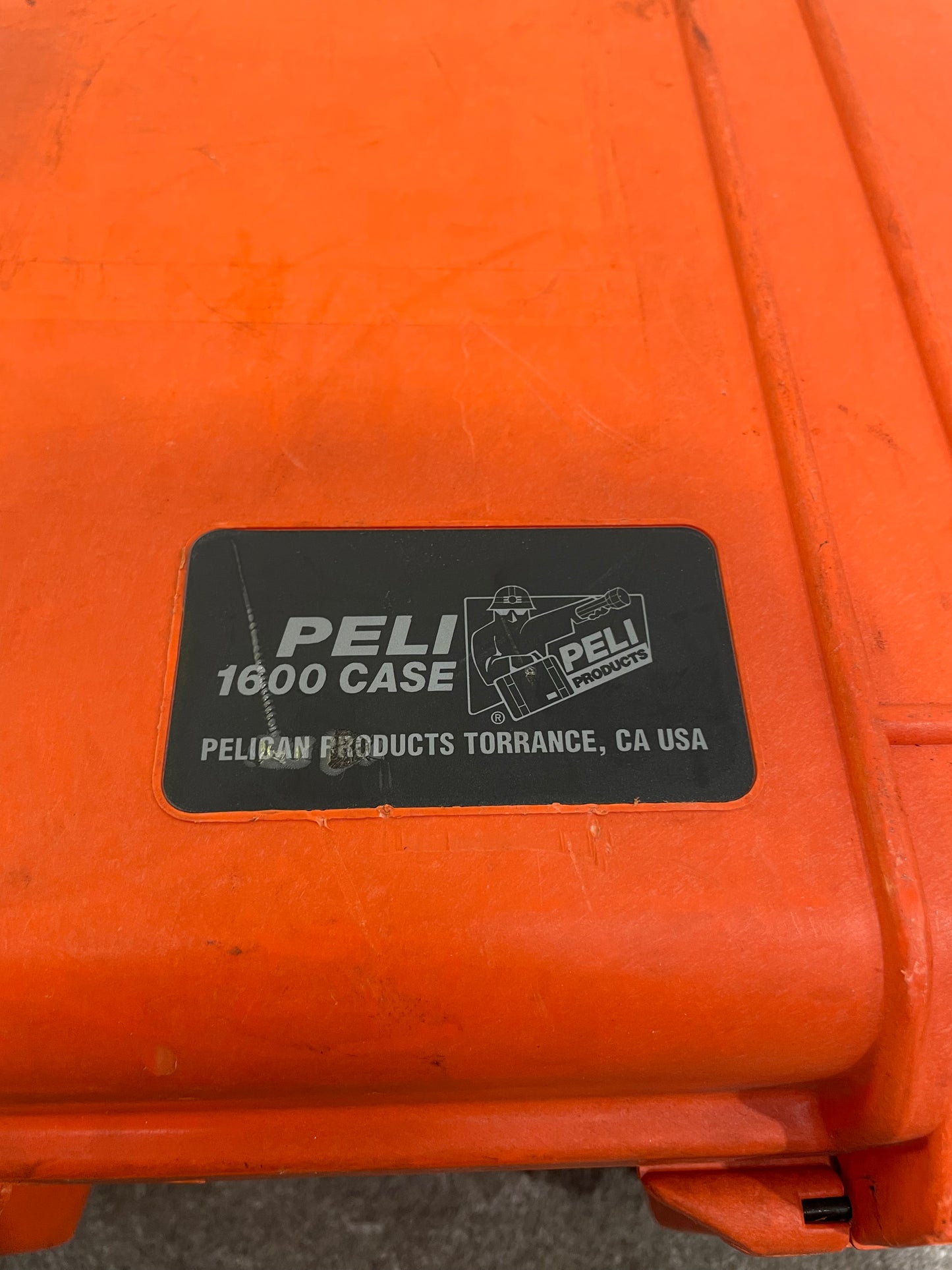 Peli 1600 Protector Case - Orange, Waterproof, Durable - Good
