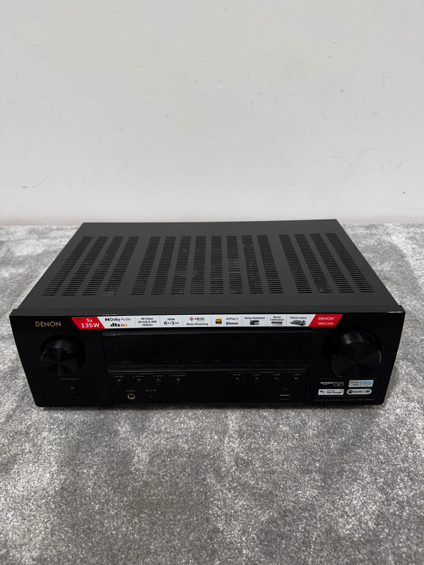 Denon AVR-S660H Integrated Network AV Receiver with Acm1hb Audyssey Setup Microphone