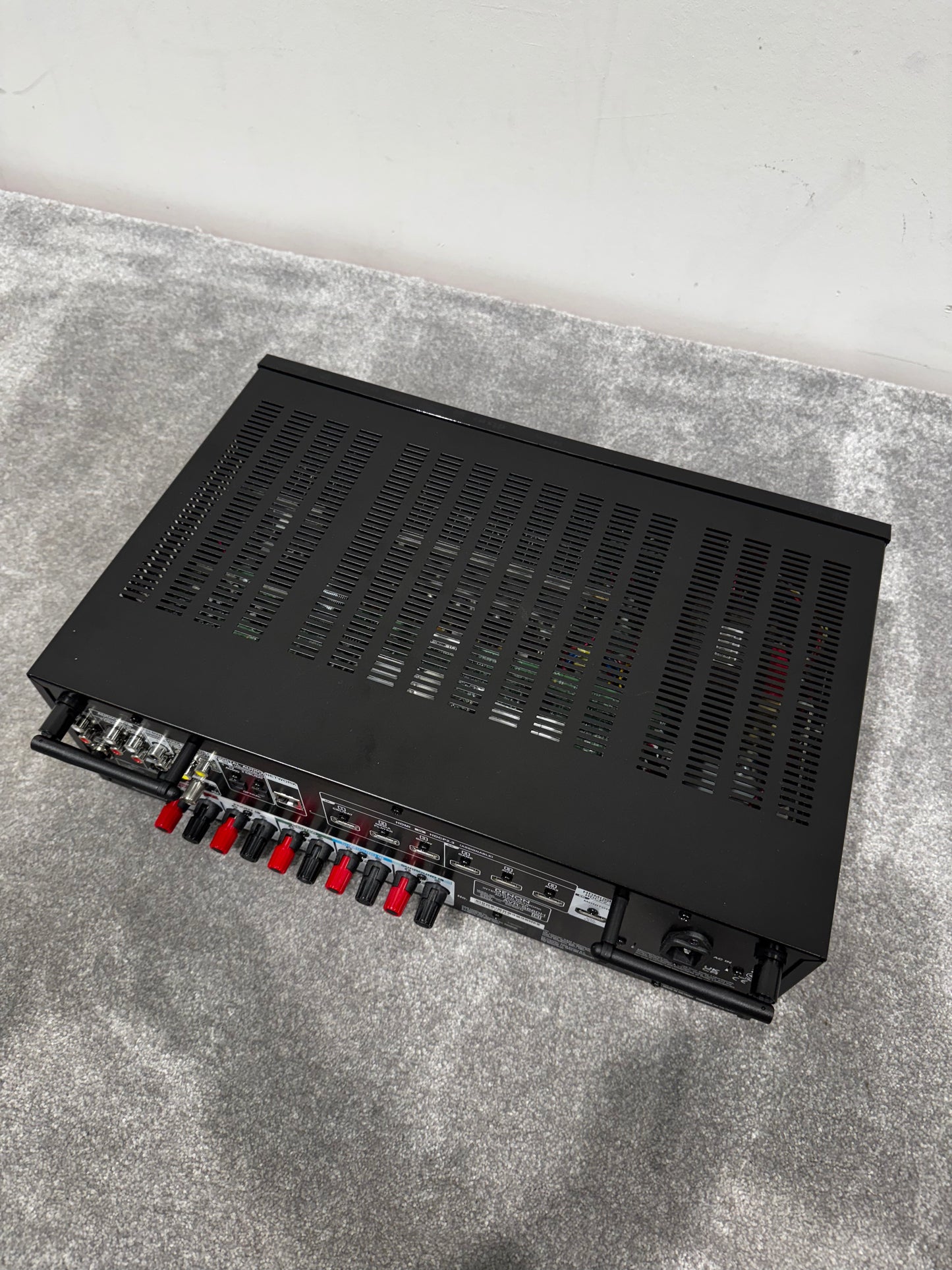 Denon AVR-S660H Integrated Network AV Receiver with Acm1hb Audyssey Setup Microphone