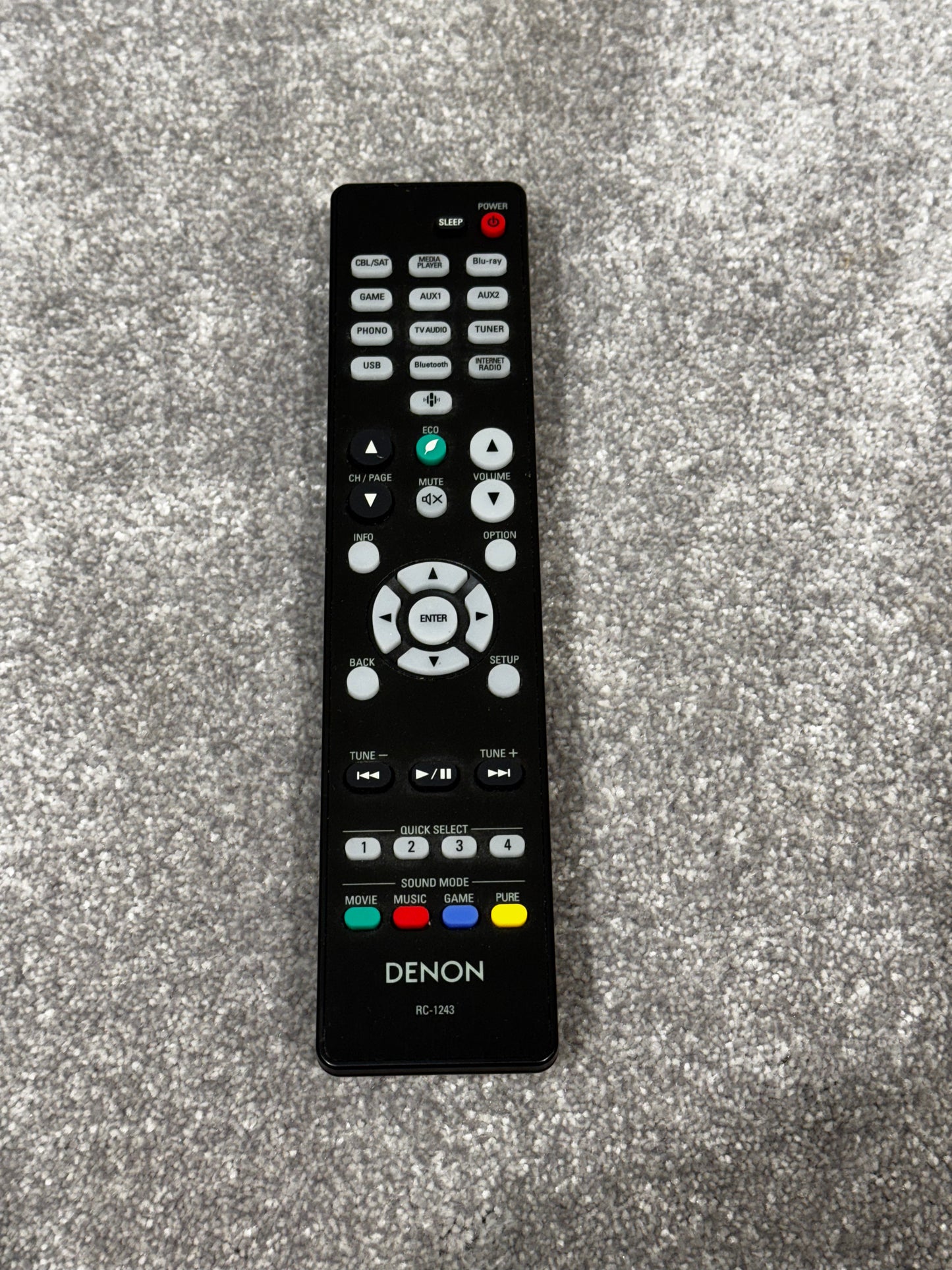 Denon AVR-S660H Integrated Network AV Receiver with Acm1hb Audyssey Setup Microphone