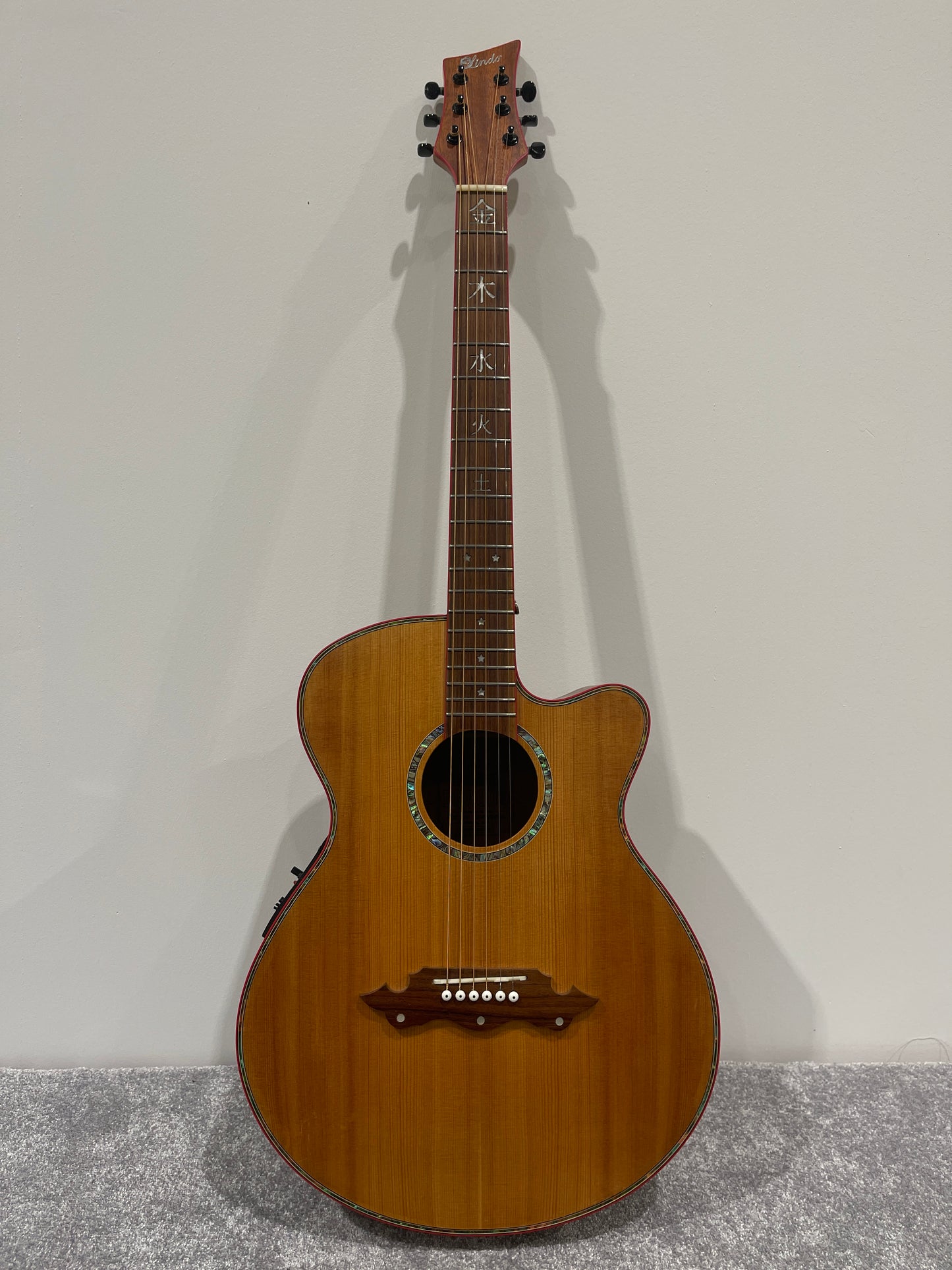Lindo Dragon Electro Acoustic Guitar - Professionally Setup