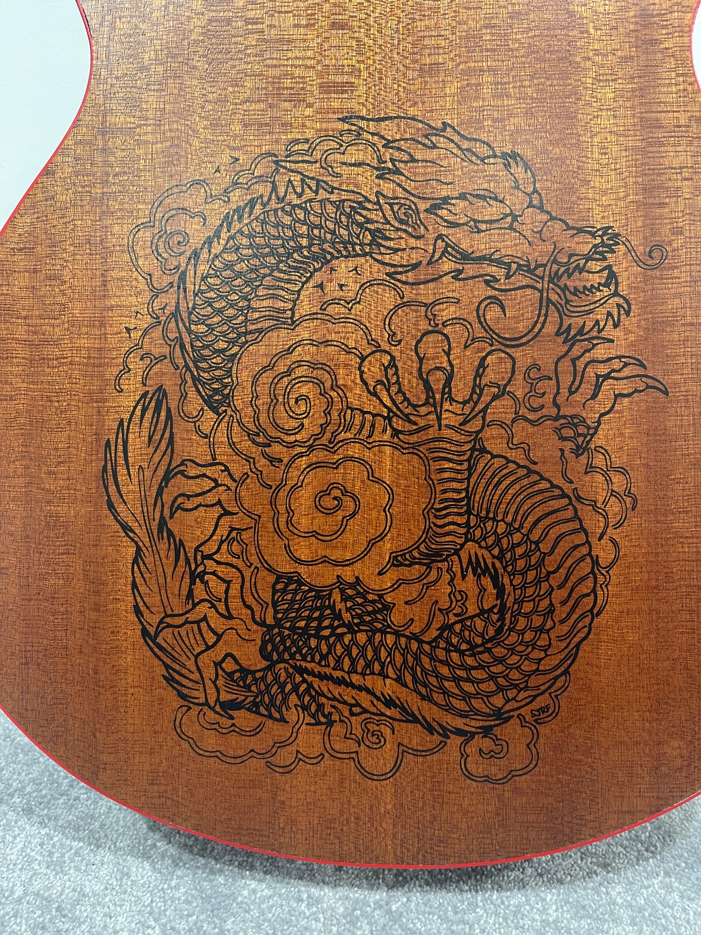 Lindo Dragon Electro Acoustic Guitar - Professionally Setup