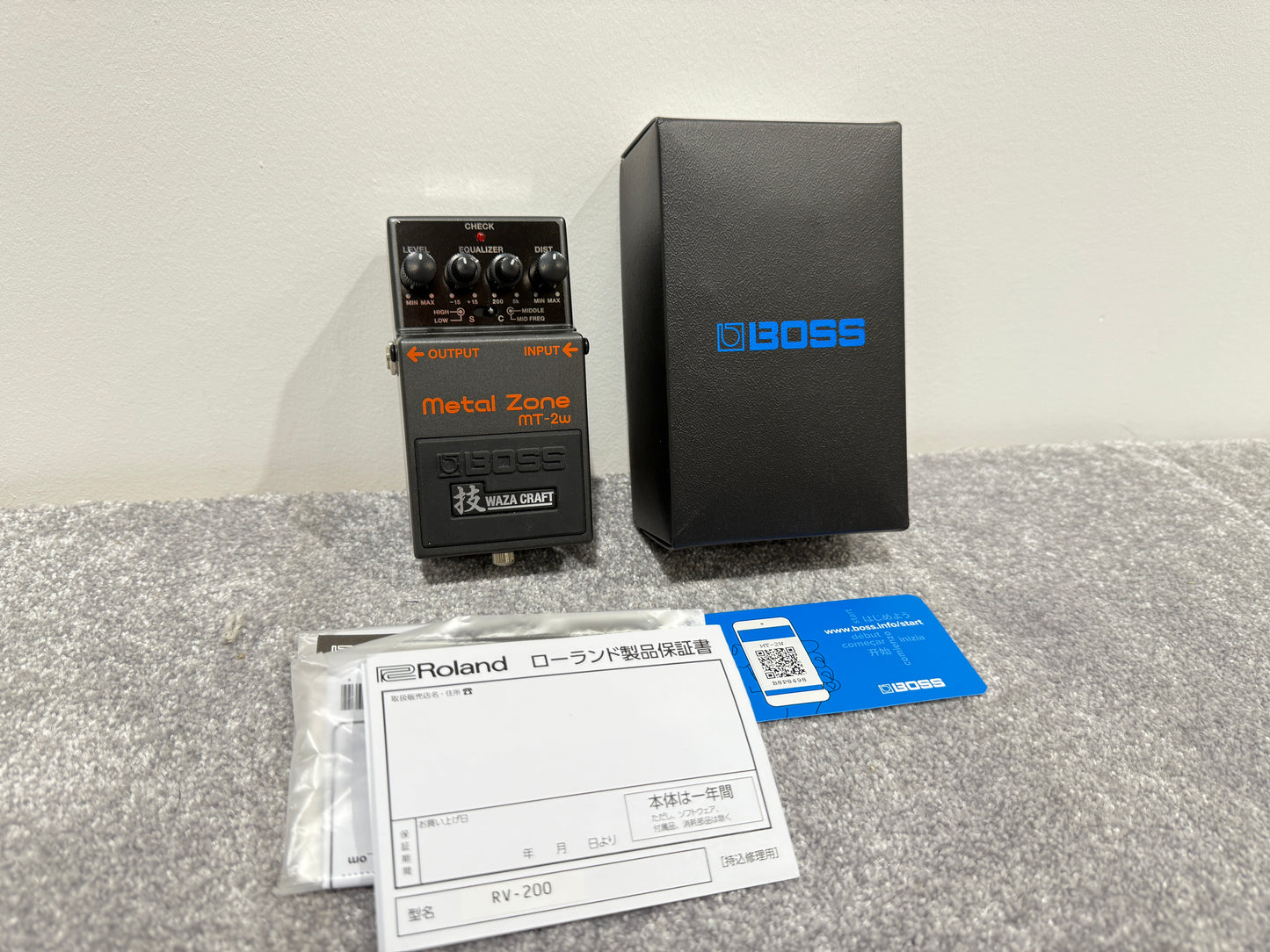Boss MT-2W Waza Craft Metal Zone - Guitar / Effects Pedal