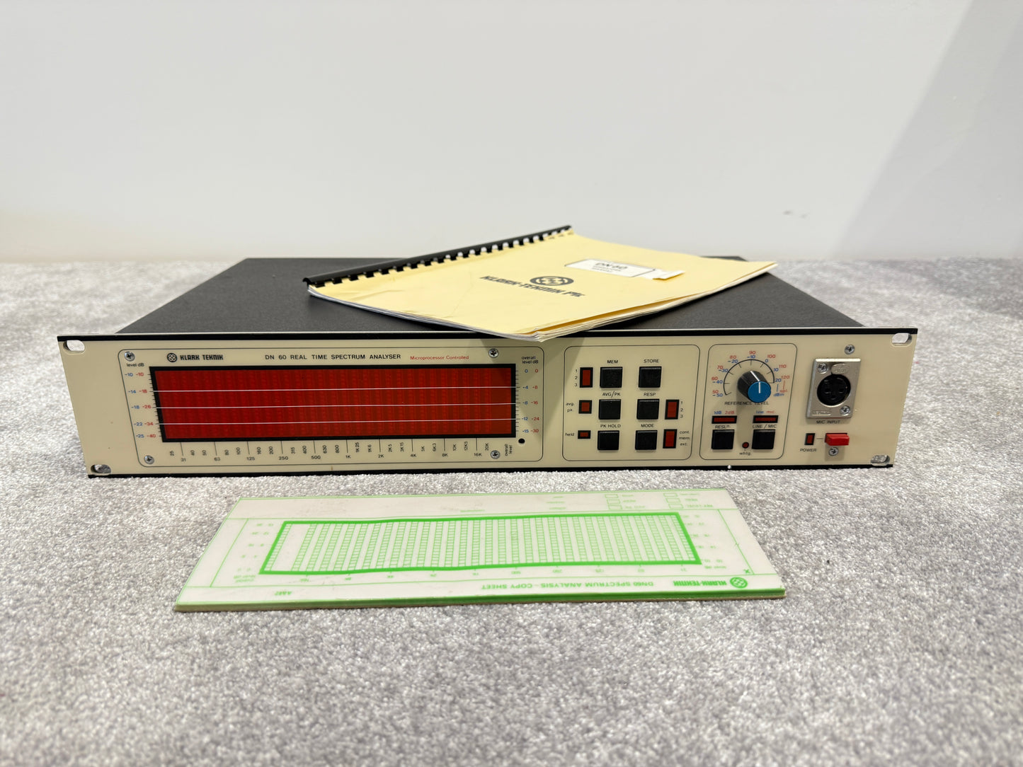 Klark-Teknik DN60 Real Time Spectrum Analyser