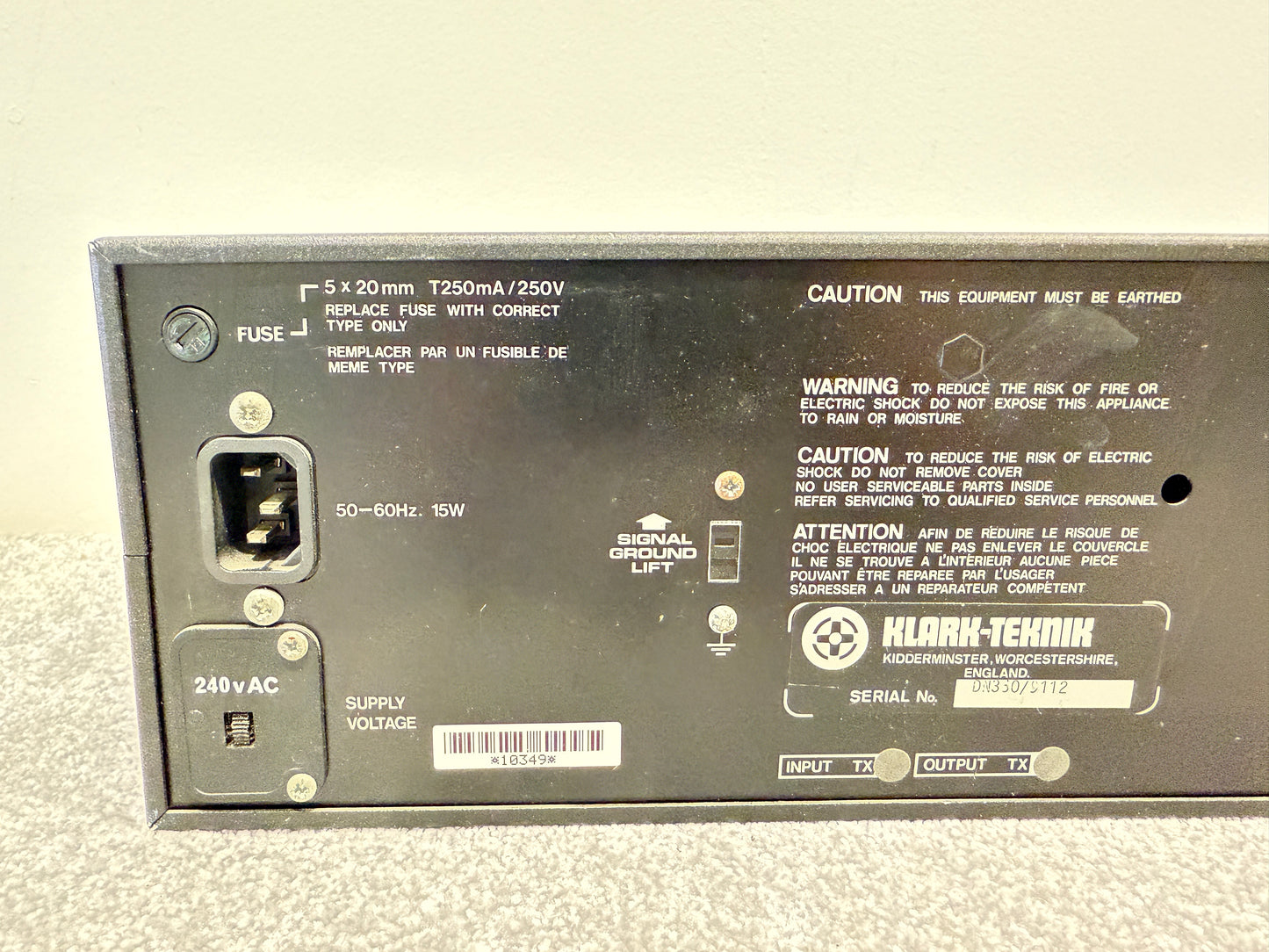 Klark Teknik DN360 30 Band Graphic Equaliser