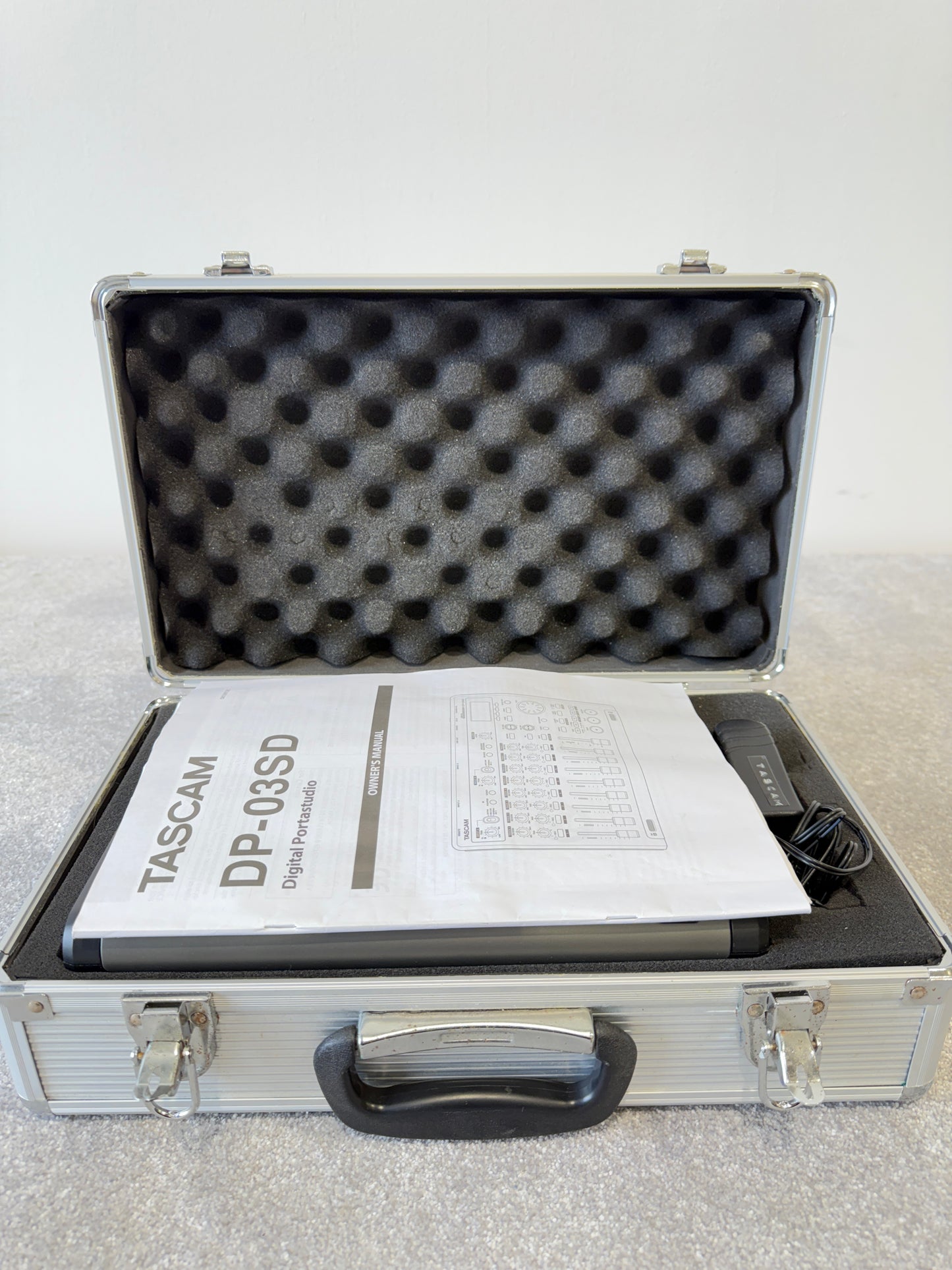 Tascam DP-03SD Digital Portastudio / Mixer / Music Maker with Flight Case