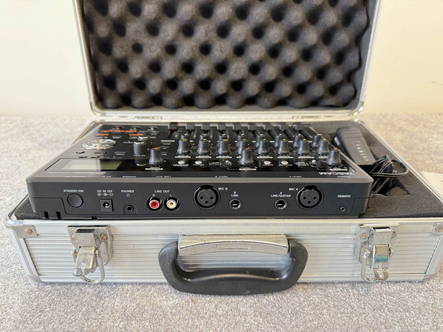 Tascam DP-03SD Digital Portastudio / Mixer / Music Maker with Flight Case