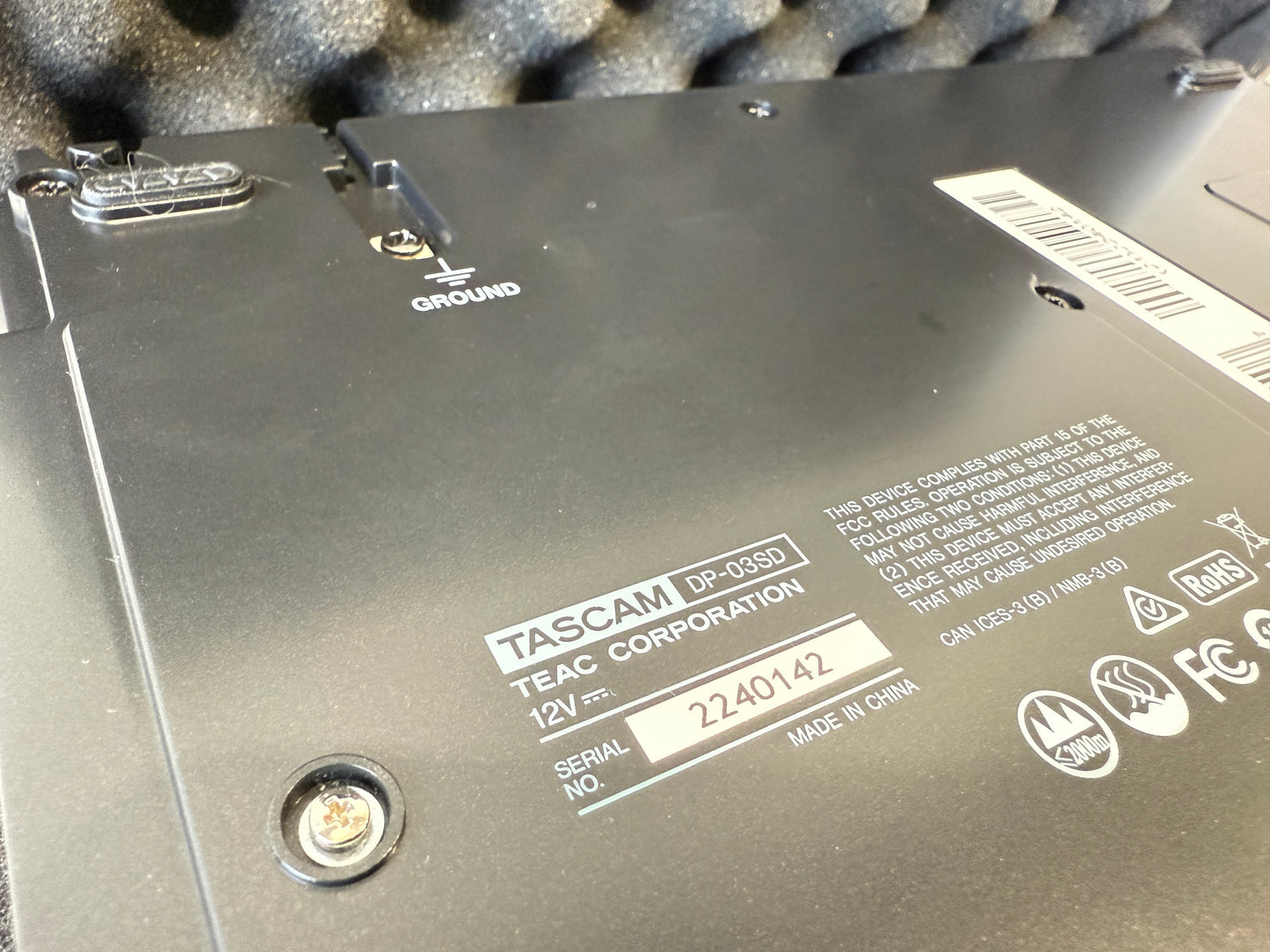 Tascam DP-03SD Digital Portastudio / Mixer / Music Maker with Flight Case