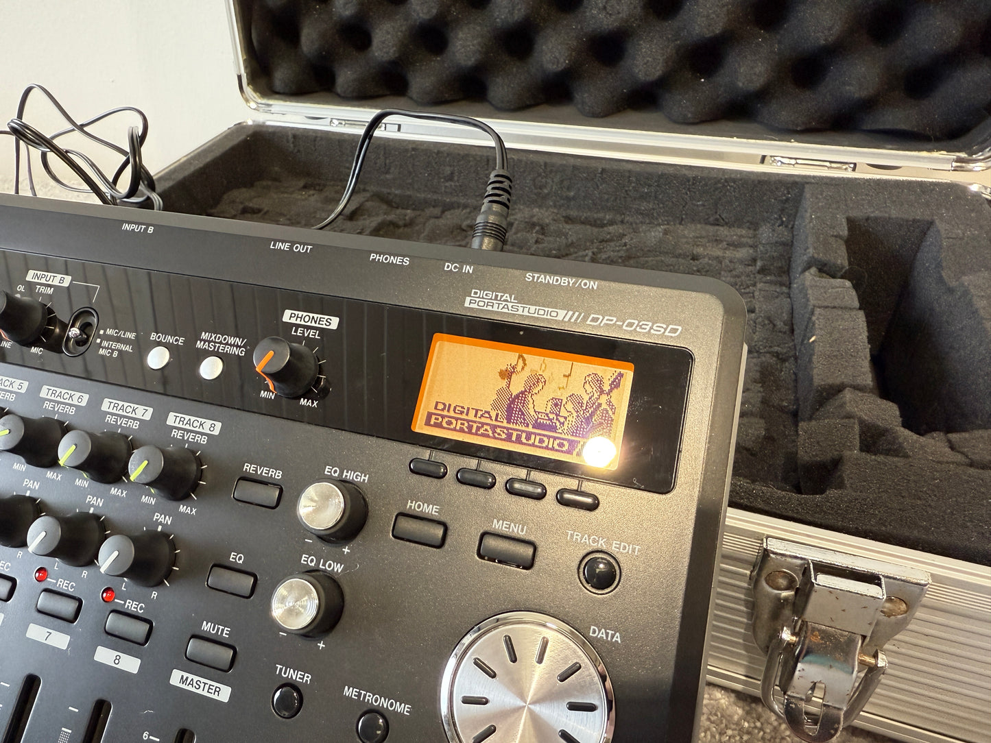Tascam DP-03SD Digital Portastudio / Mixer / Music Maker with Flight Case
