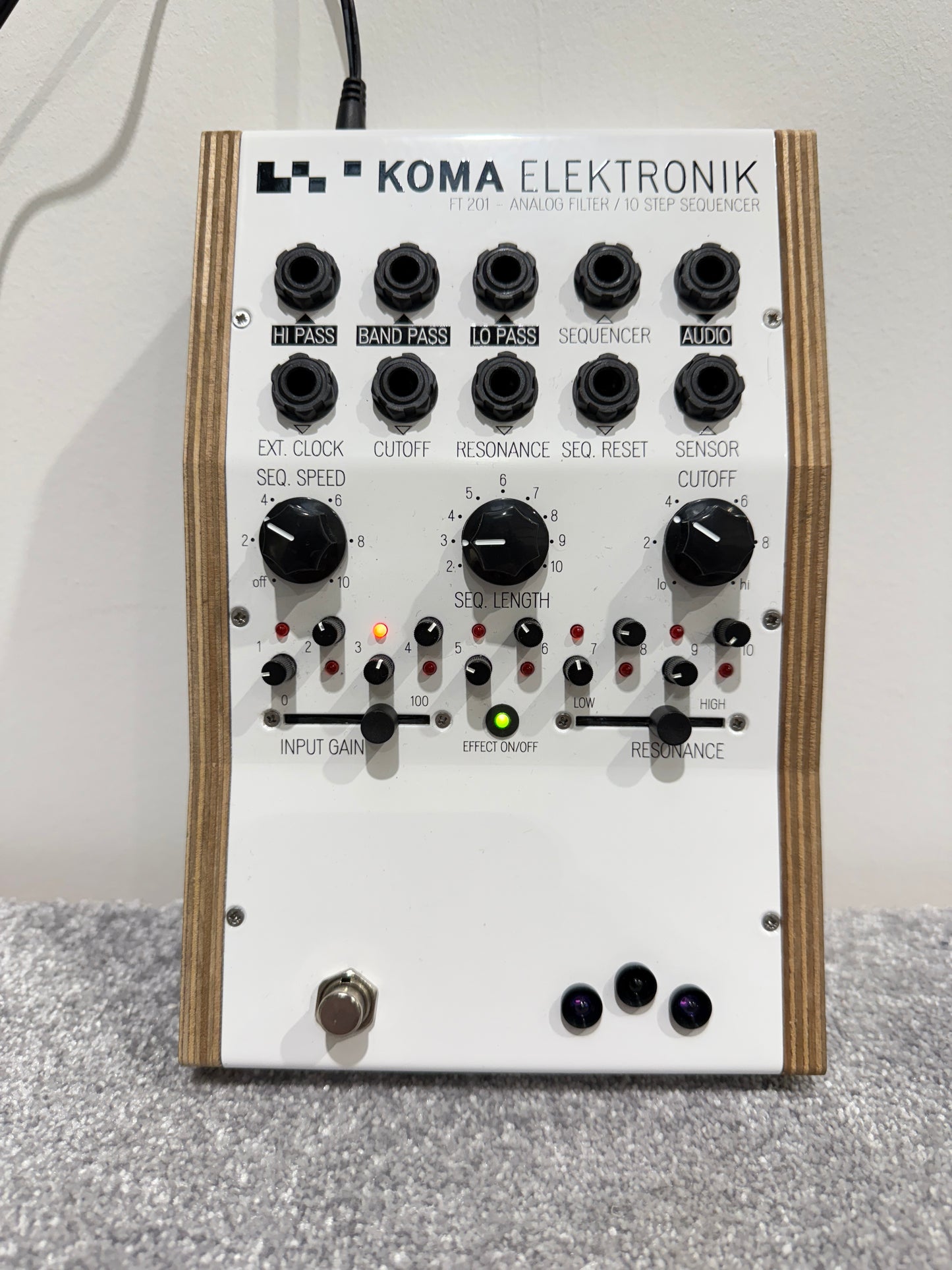 Koma Elektronik FT201 Analog Filter / 10 Step Sequencer