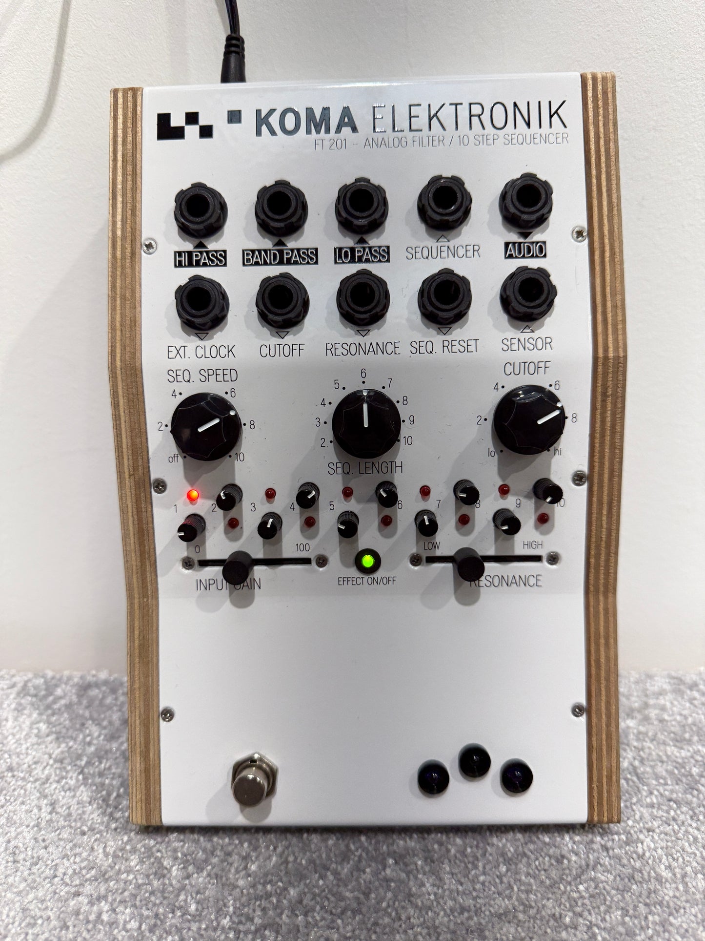 Koma Elektronik FT201 Analog Filter / 10 Step Sequencer
