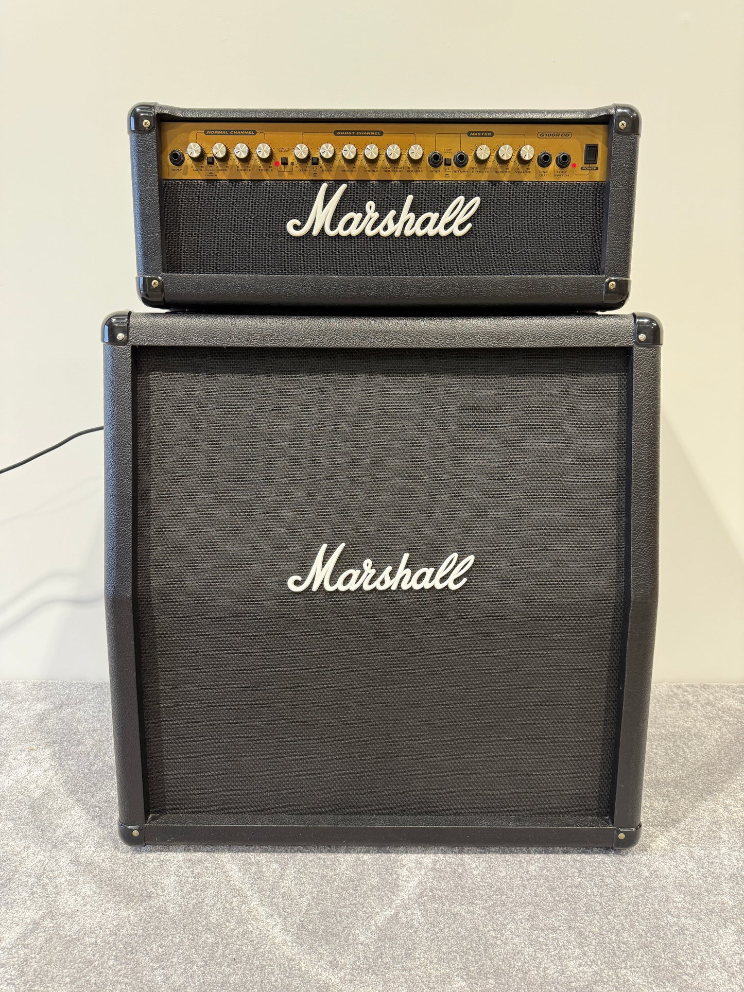 Marshall MG100R CD Head with 4x12 Marshall MG412 Lead Cab