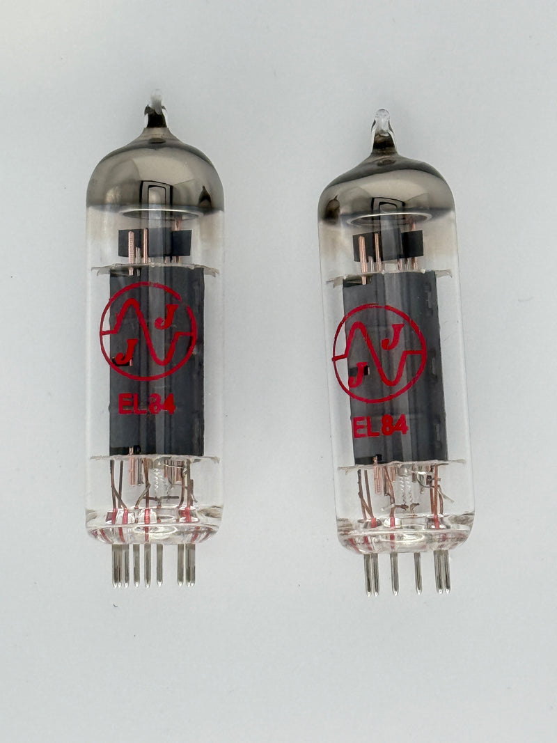 JJ EL84 Power Valves / Tubes for Amplifier / Stereo - Matched Pair - image 2