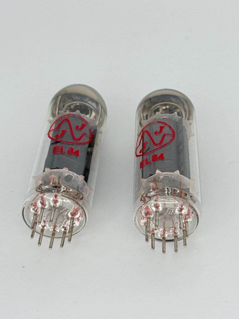 JJ EL84 Power Valves / Tubes for Amplifier / Stereo - Matched Pair - image 1