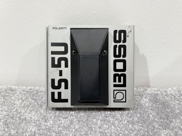 Boss FS-5U Unlatched Footswitch / Pedal (Silver)