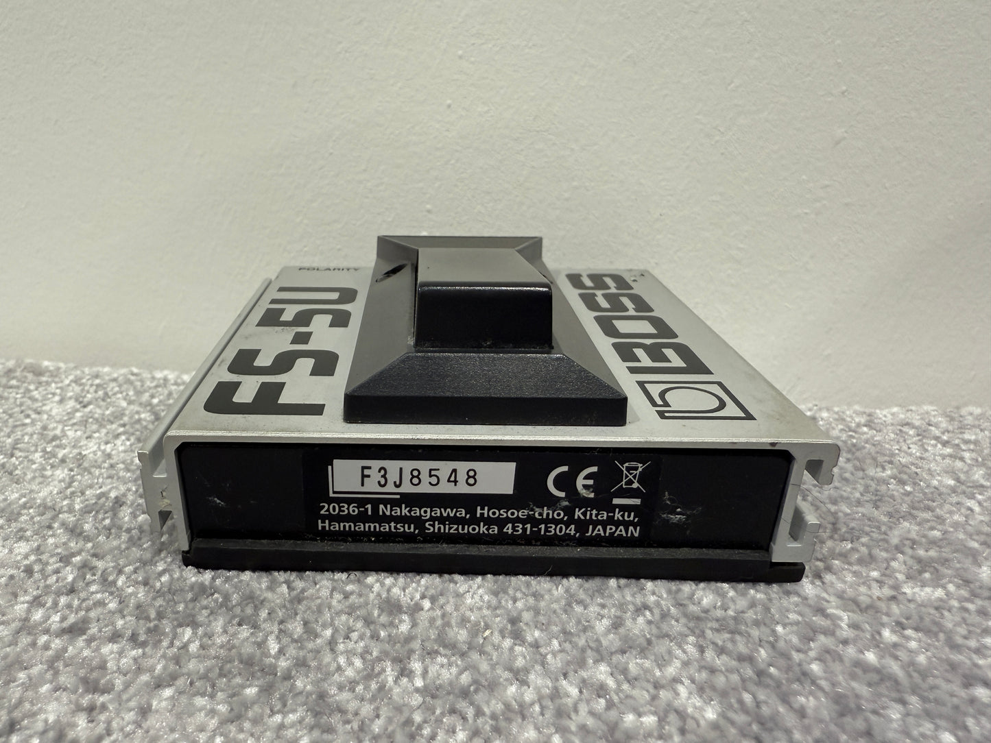 Boss FS-5U Unlatched Footswitch / Pedal (Silver)