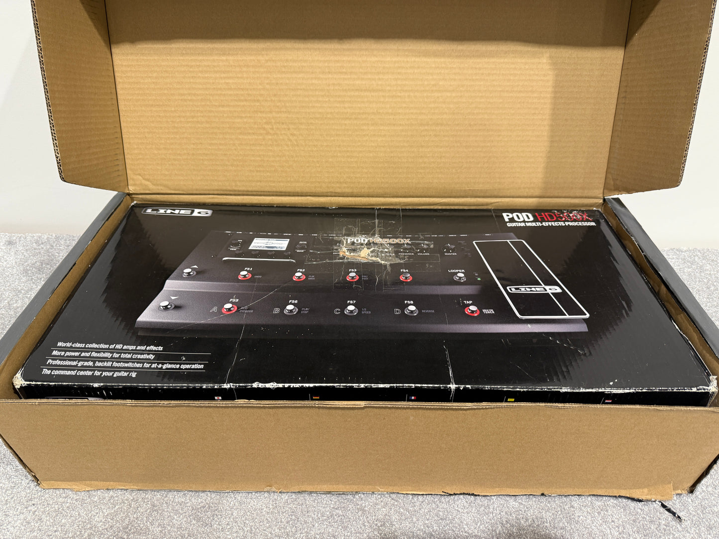 Line 6 POD HD500X Guitar Pedal / Signal Processor / Looper