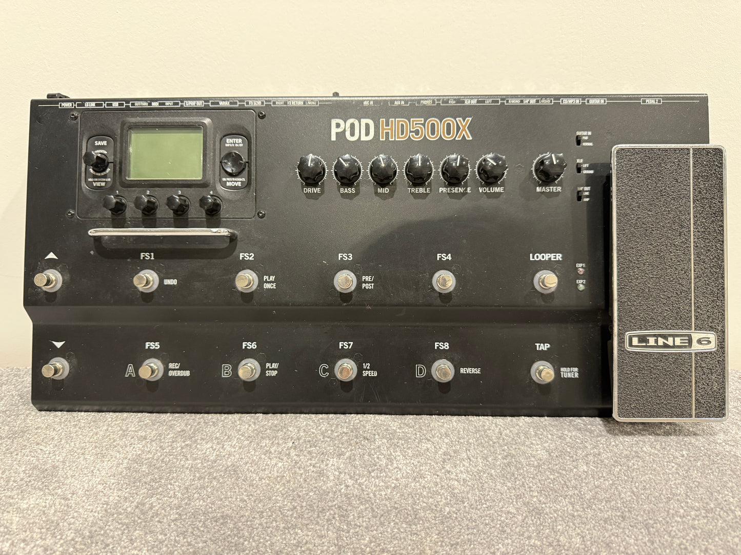 Line 6 POD HD500X Guitar Pedal / Signal Processor / Looper