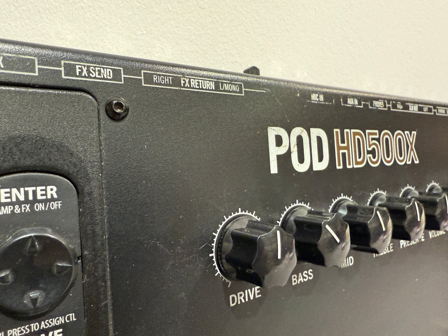 Line 6 POD HD500X Guitar Pedal / Signal Processor / Looper