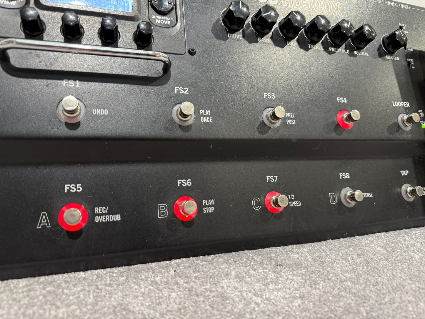 Line 6 POD HD500X Guitar Pedal / Signal Processor / Looper