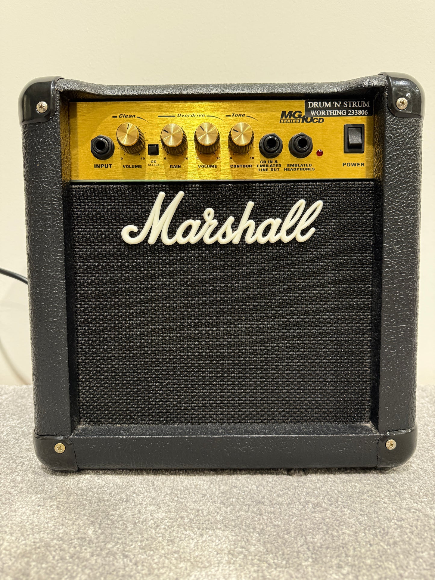 Marshall MG10CD Guitar Combo Twin Channel Amplifier