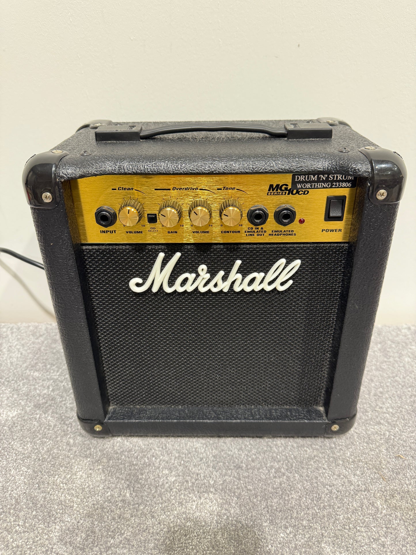 Marshall MG10CD Guitar Combo Twin Channel Amplifier