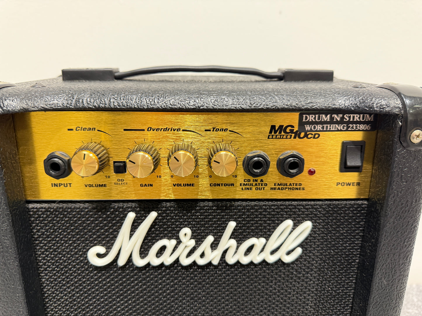 Marshall MG10CD Guitar Combo Twin Channel Amplifier