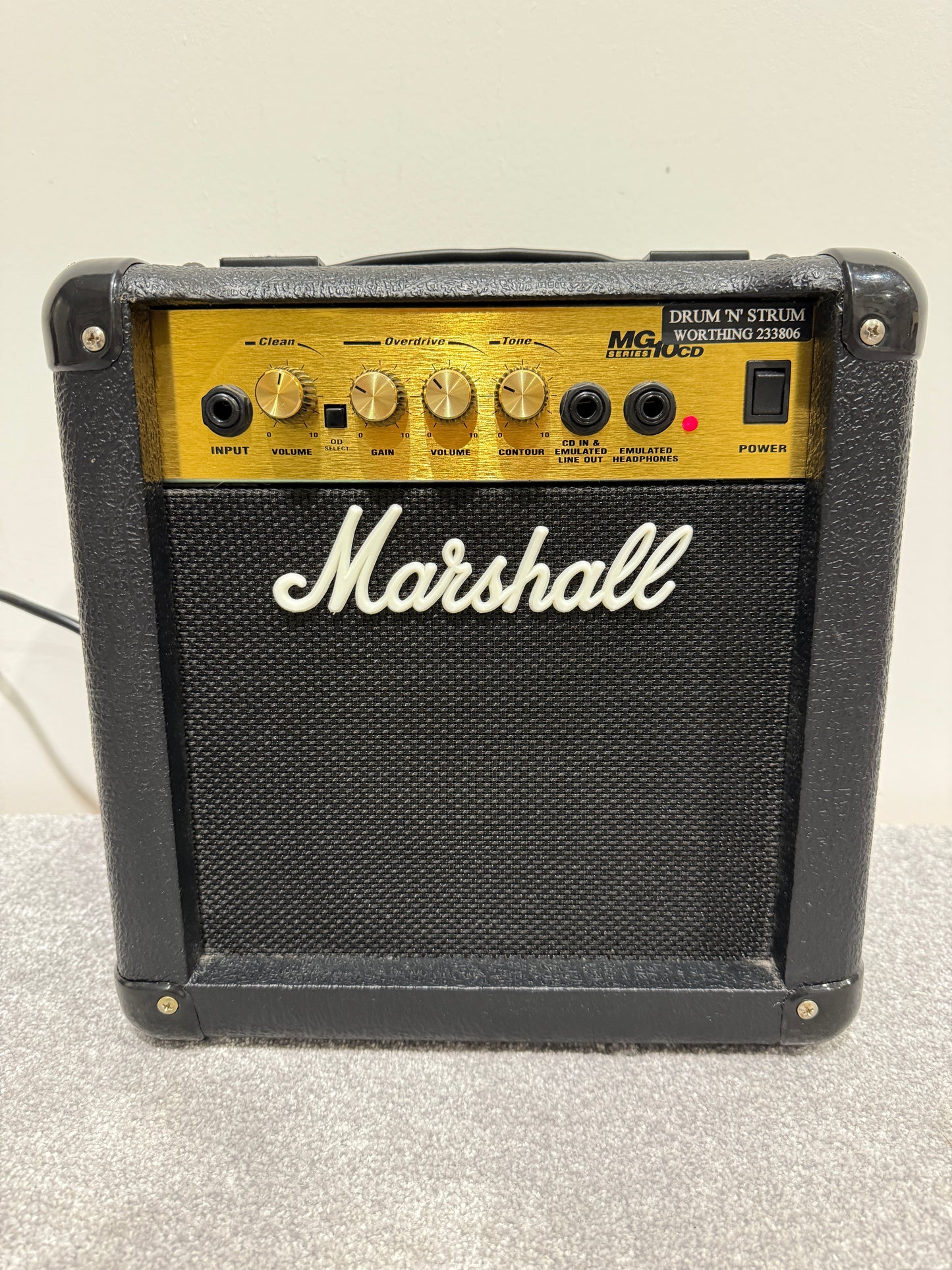 Marshall MG10CD Guitar Combo Twin Channel Amplifier