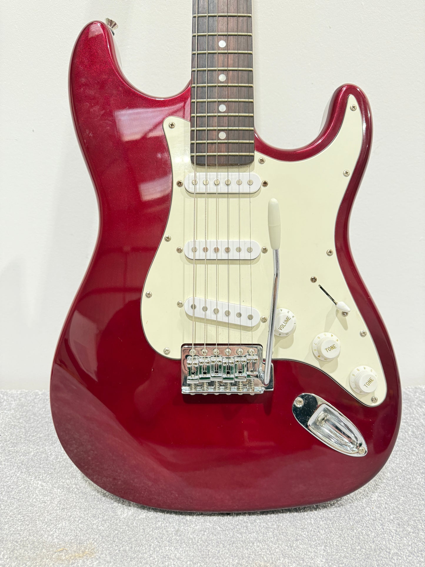 Aria STG Series Stratocaster Style - Red Electric Guitar