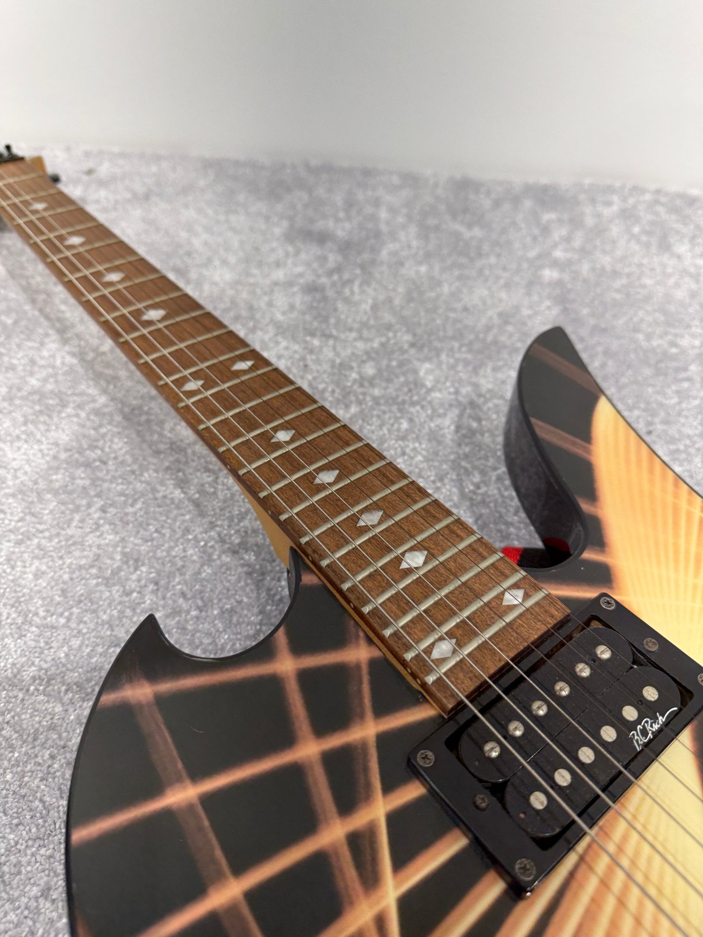 BC Rich Mockingbird Electric Guitar - Body Art Collection with Ritter Soft Case