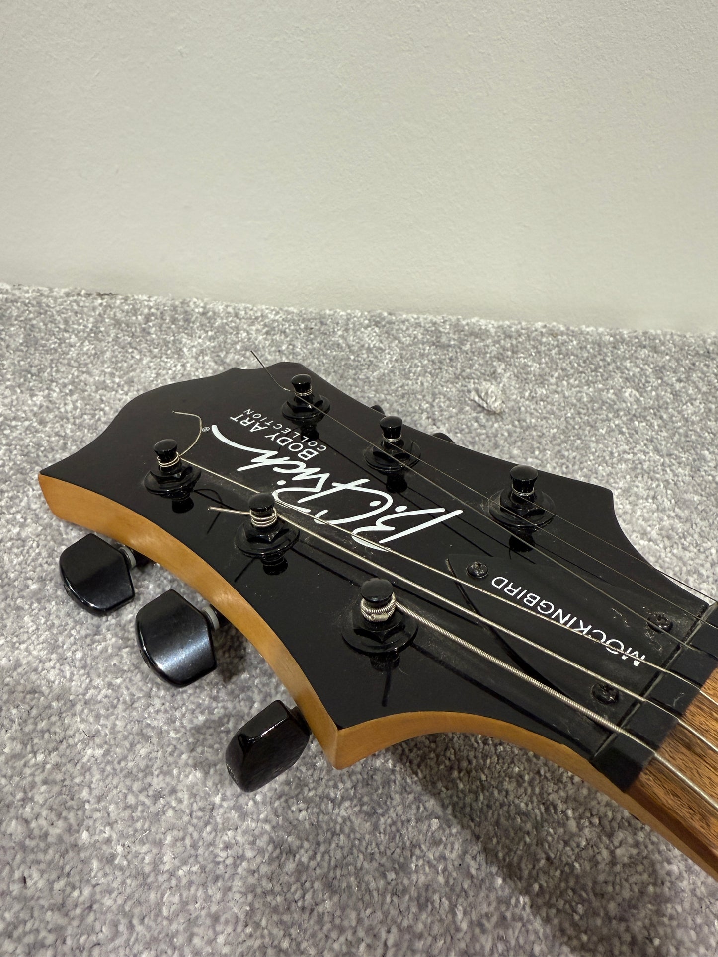 BC Rich Mockingbird Electric Guitar - Body Art Collection with Ritter Soft Case
