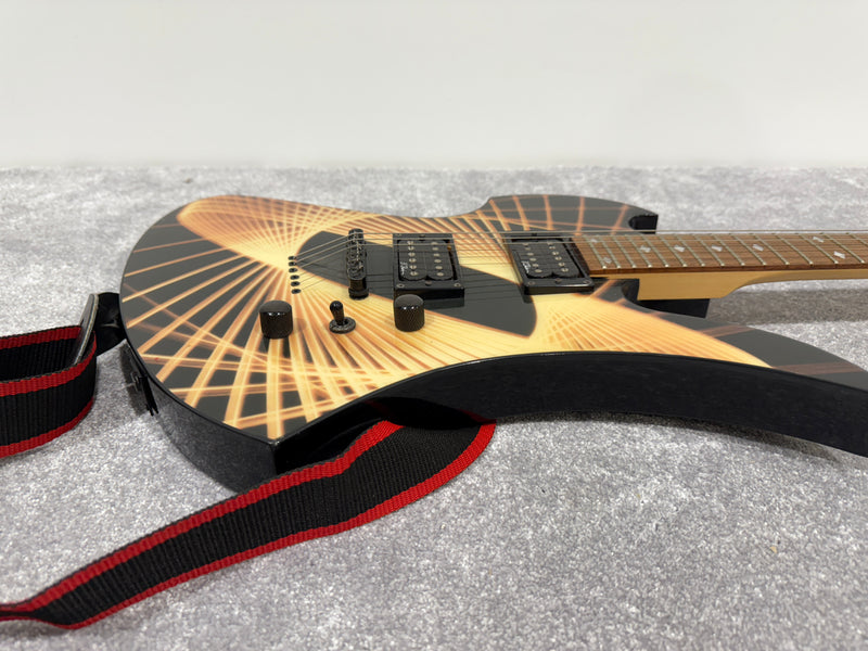 BC Rich Mockingbird Electric Guitar - Body Art Collection with Ritter Soft Case - image 2
