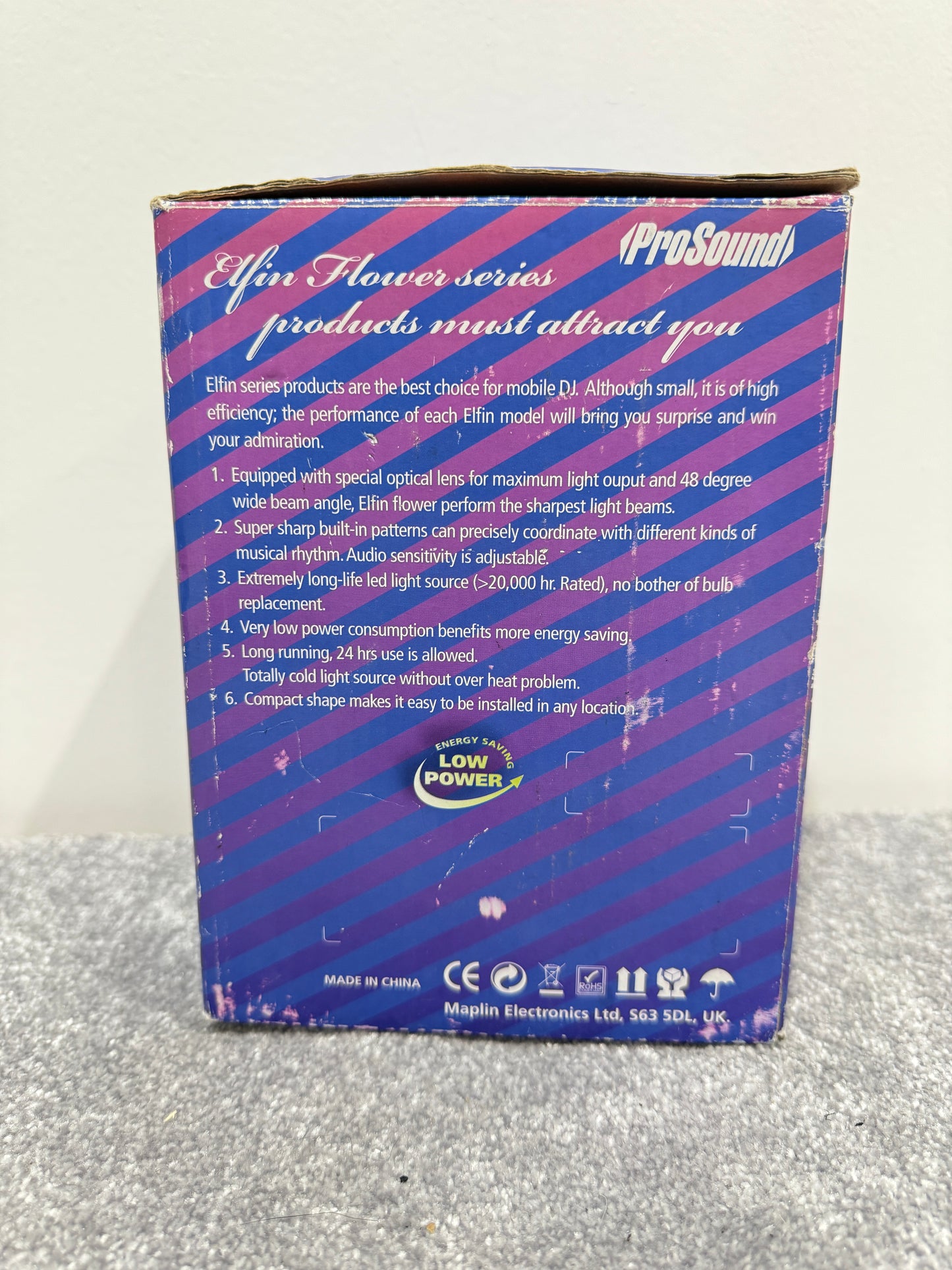 ProSound Elfin LED Disco Light - NG56GW - Flower Light