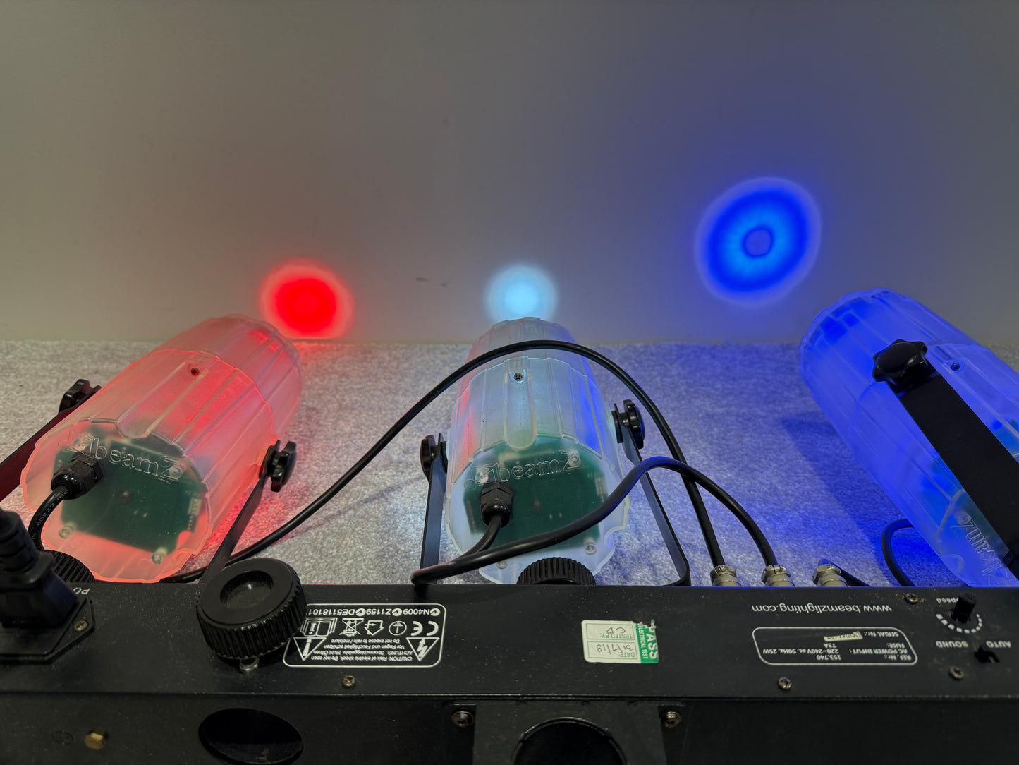Beamz 3Some CL Lighting 153.740 Disco Lights LED - Sound Responsive with Built In Mic