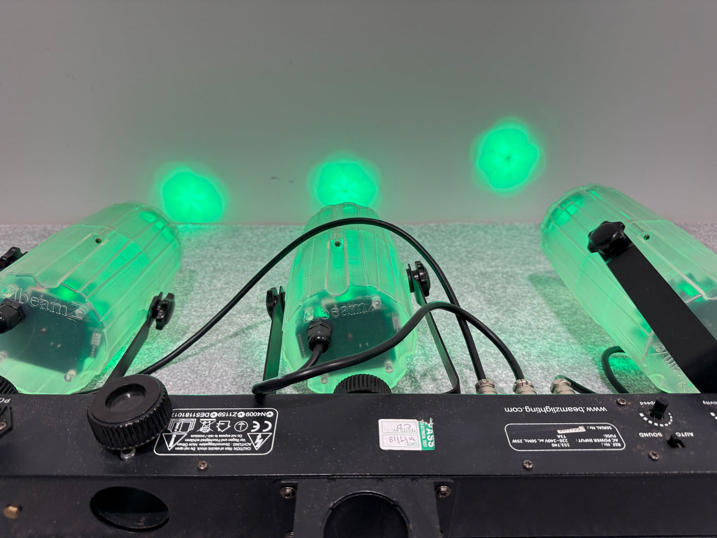 Beamz 3Some CL Lighting 153.740 Disco Lights LED - Sound Responsive with Built In Mic