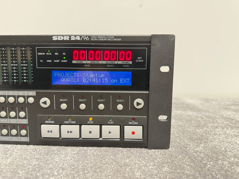 Mackie Digital Systems - SDR24/96 - High Res Non-Linear Recorder - image 4
