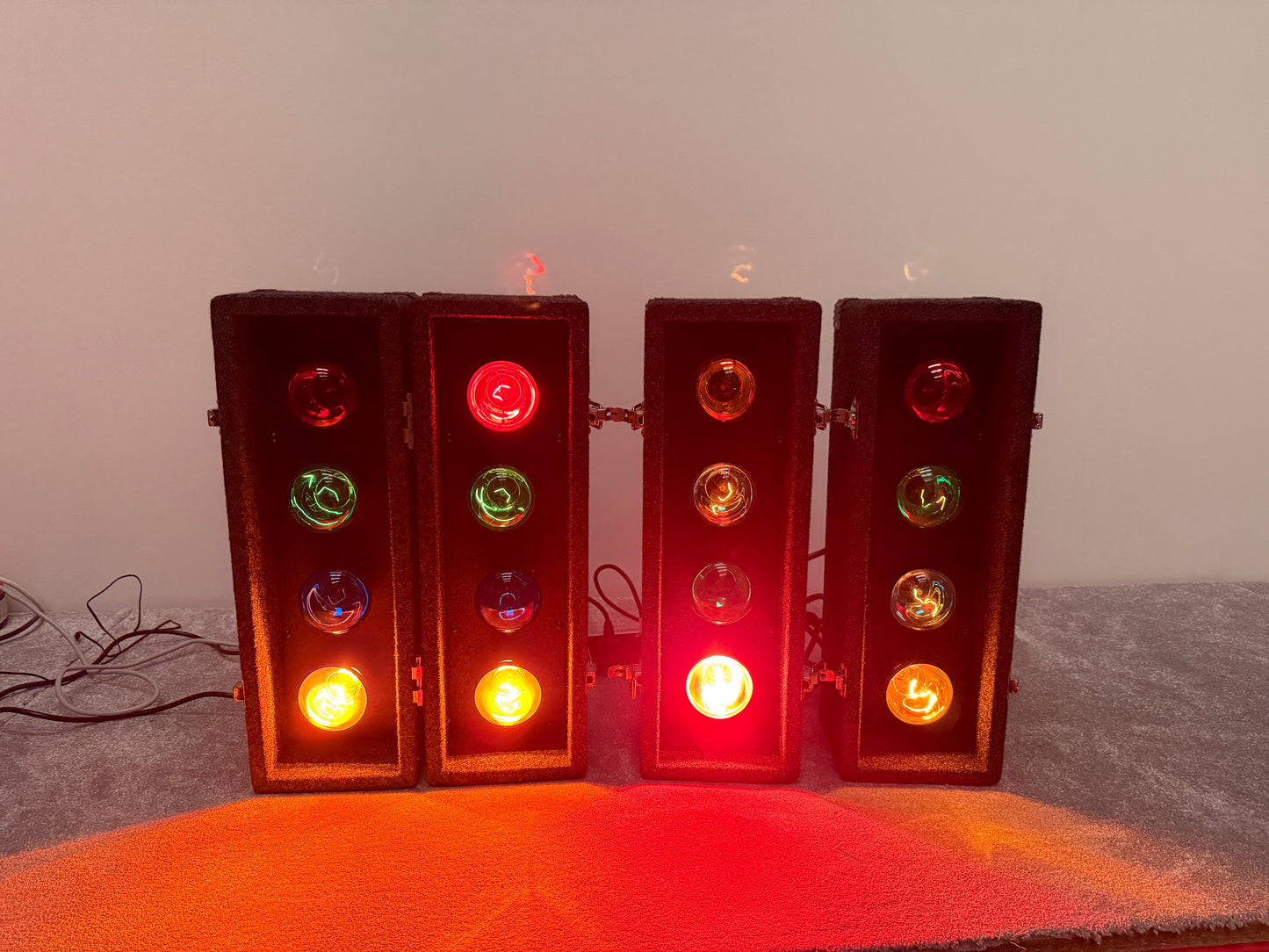 SoundLAB G005FB Disco Lights / Stage Lights Set with Spare Bulbs