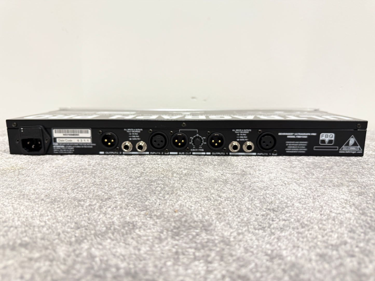 Behringer Ultragraph Pro - Graphic Equaliser (Rack Mountable)