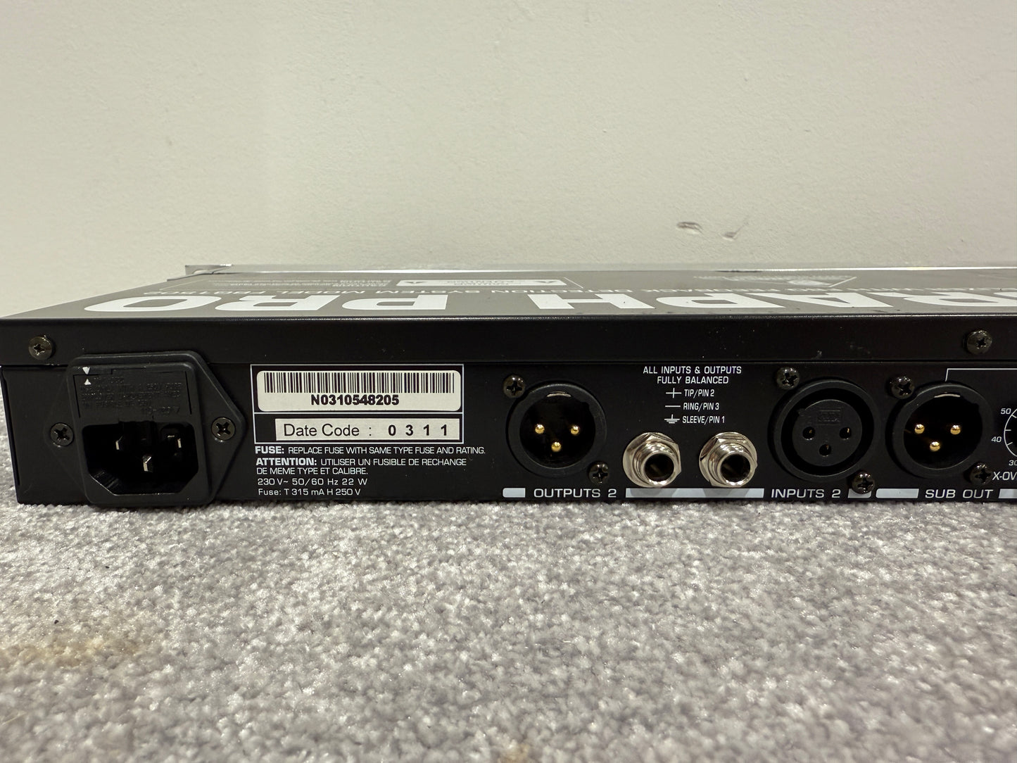 Behringer Ultragraph Pro - Graphic Equaliser (Rack Mountable)